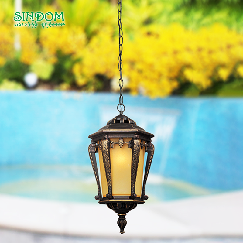 European Best Selling Aluminum Lamp Villa Hotel Pendant Hanging Light