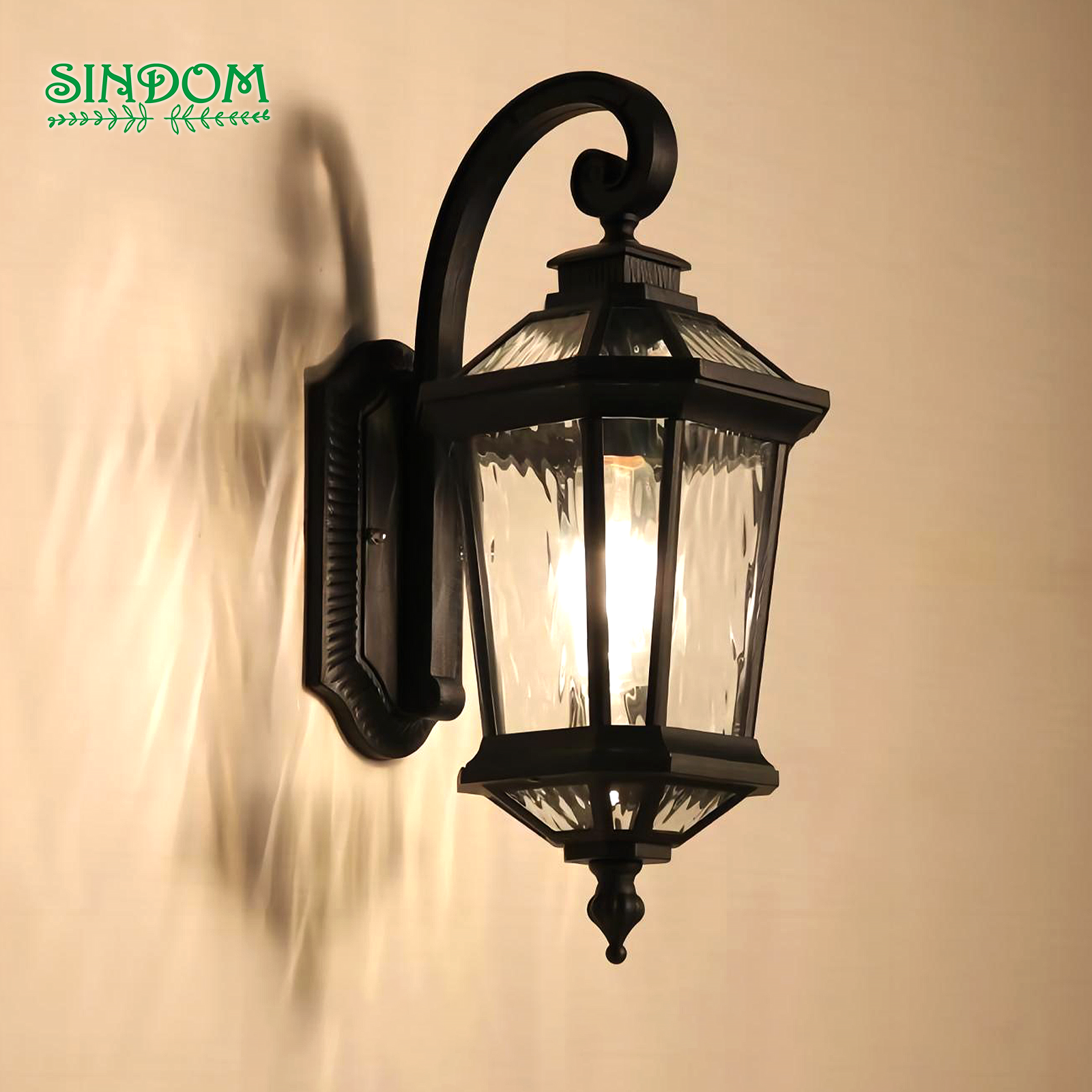 European Antique Outdoor Balcony Villa Courtyard Corridor Waterproof Wall Lamp