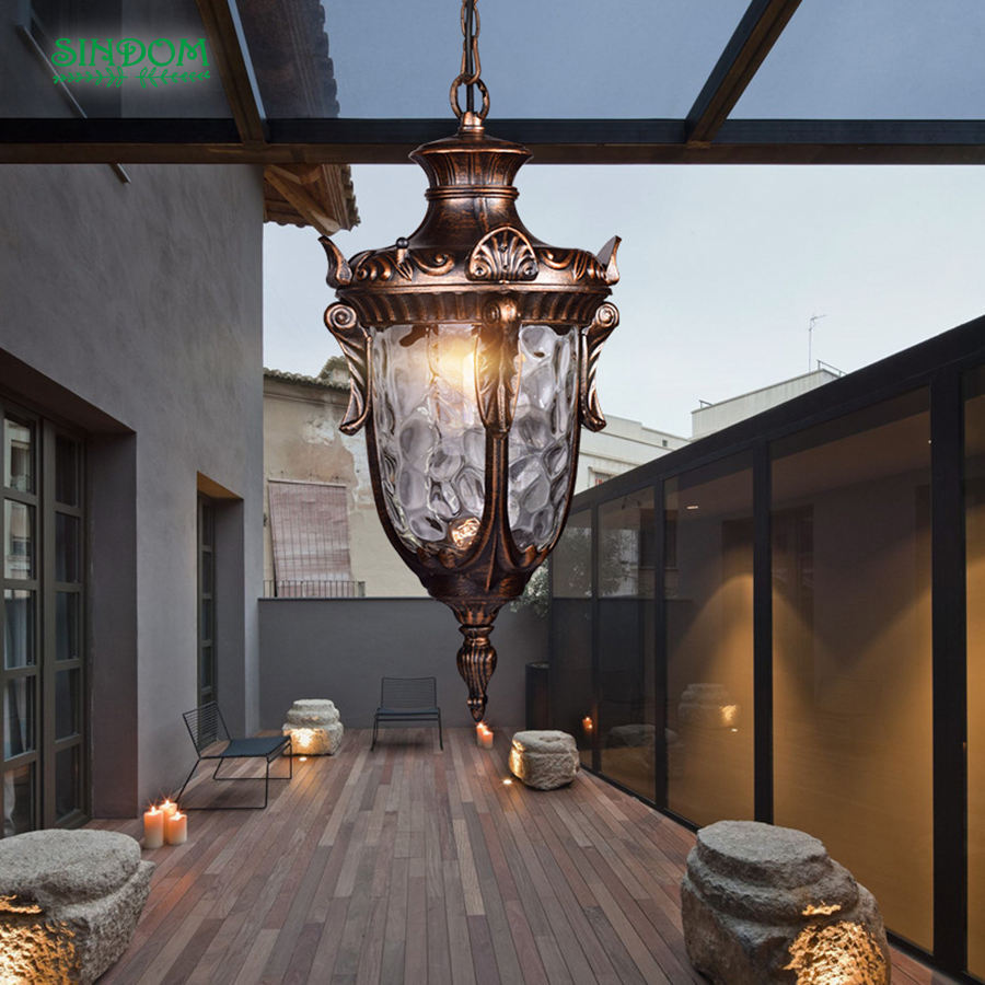 European Style Indoor and Outdoor Use Antique Hang Vintage Lamp