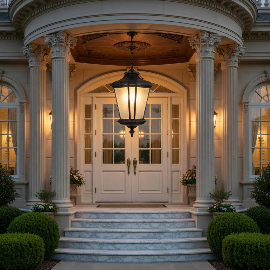 Classic Black Outdoor Hanging Lantern - Waterproof Porch Light for Villa, Hotel & Garden