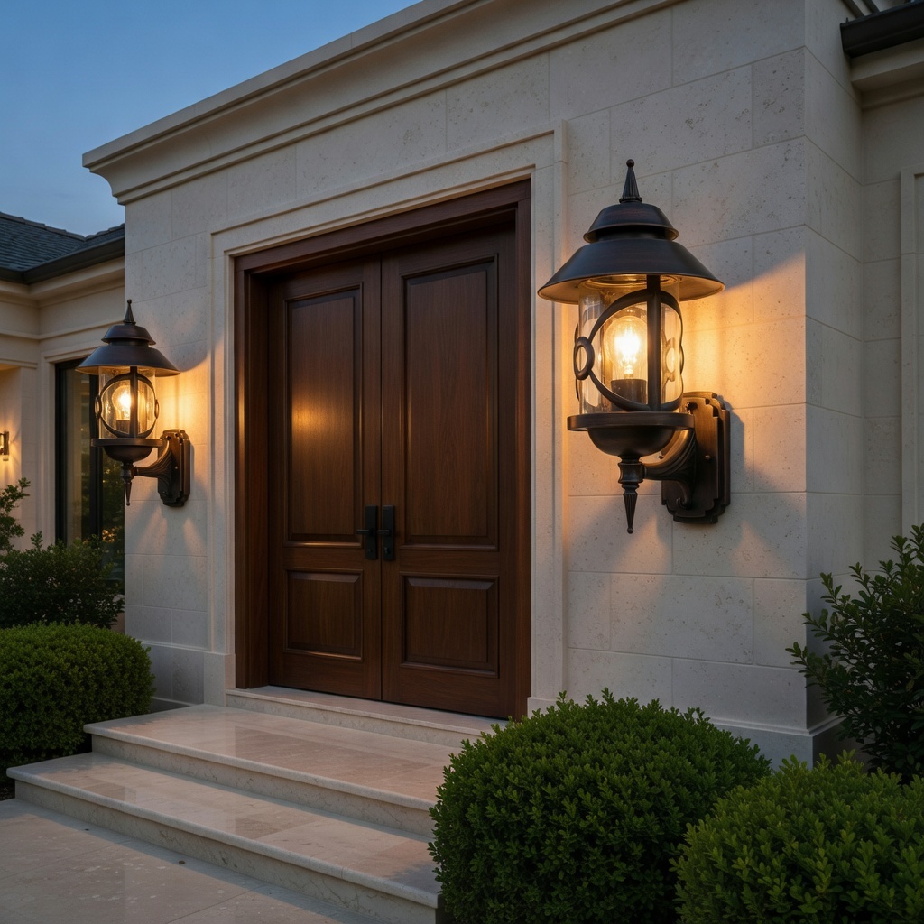 Weatherproof Antique Bronze Wall Mount Lantern - Clear Glass Outdoor Lighting for Home, Hotel & Patio