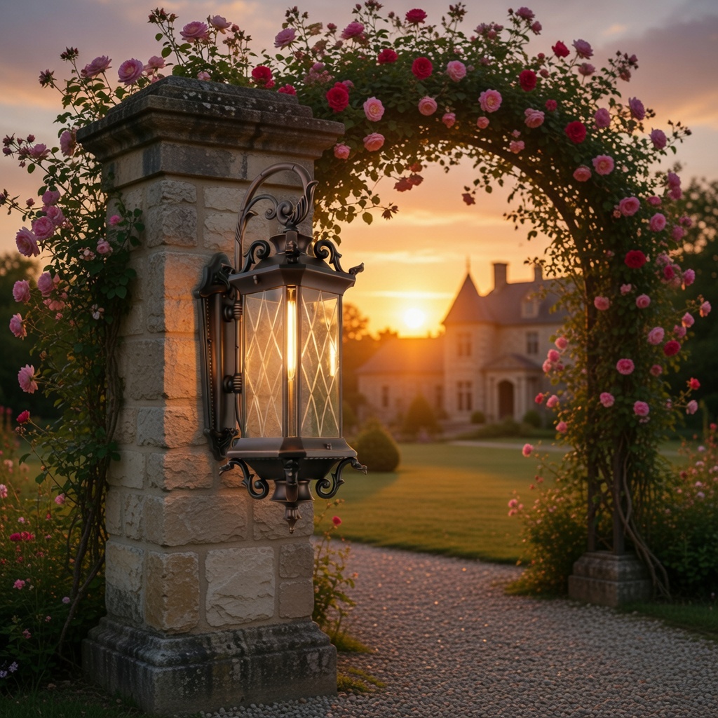 Classic European Style Outdoor Lantern - Antique Finish Aluminum Wall Light for Porch, Courtyard, and Estate Decoration
