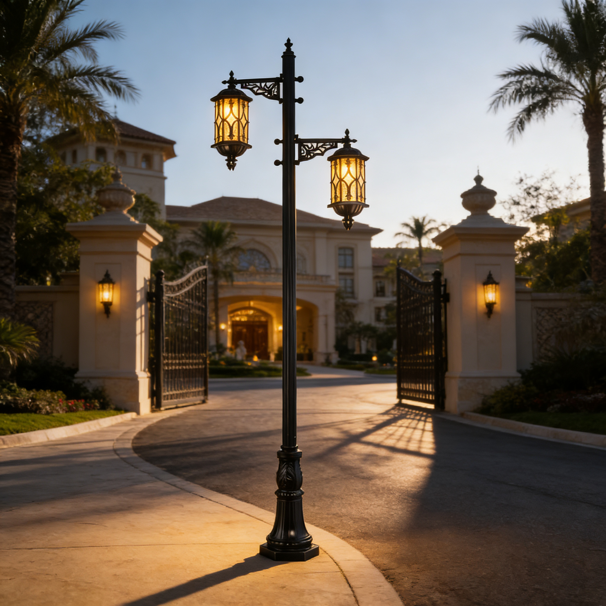 Anti-Corrosion Heavy Duty Durable Outdoor Pole Light for Park, & Public Space