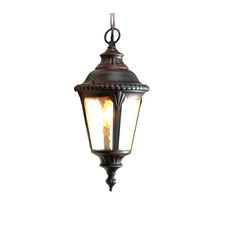 Modern Aluminum Outdoor Pendant Light for Patio Porch and Garden Lighting