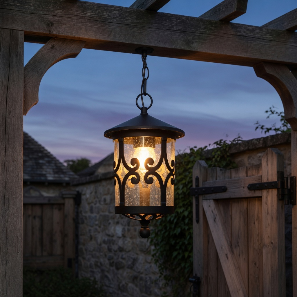 Waterproof LED Outdoor Pendant Lights Aluminum Hanging Lamp for Exterior Use