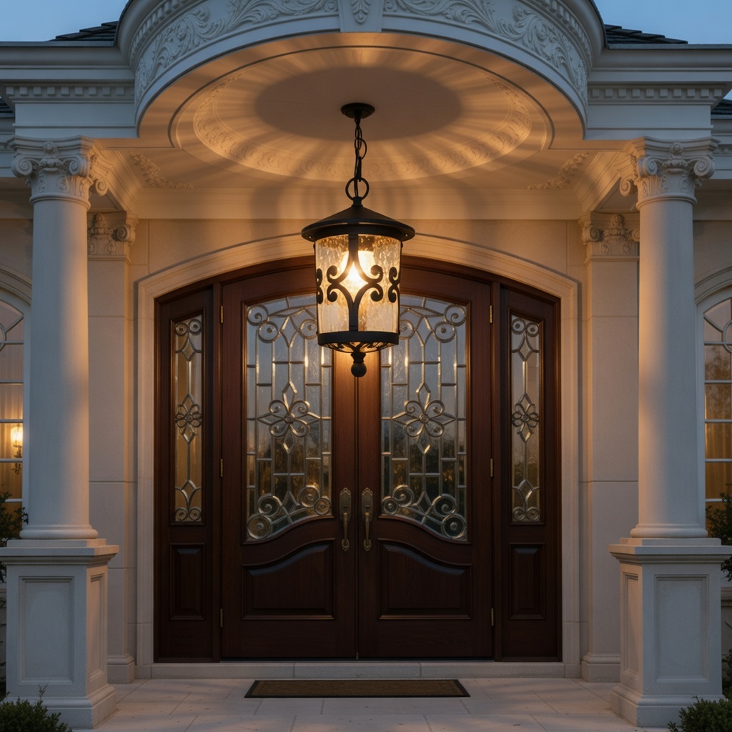 Waterproof LED Outdoor Pendant Lights Aluminum Hanging Lamp for Exterior Use