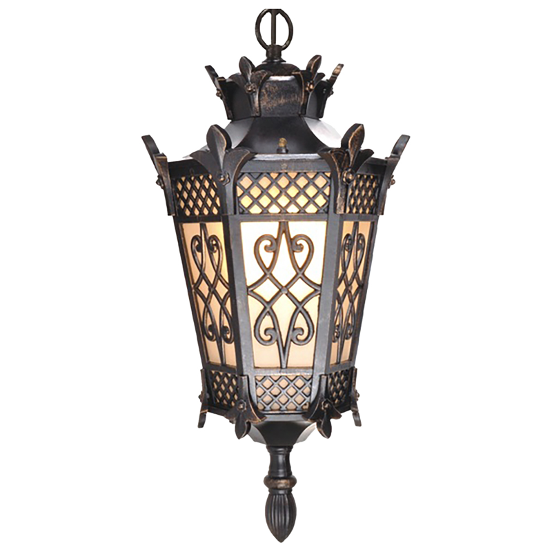 Contemporary Outdoor Hanging Light Fixtures Aluminum Pendant for Porch and Entryway