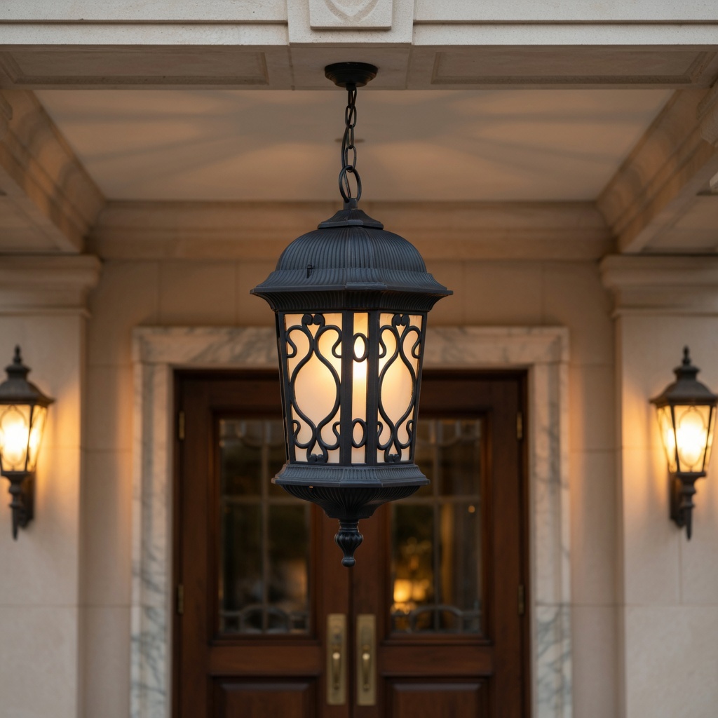 IP65 Aluminum Outdoor Pendant Lighting for Patio, Balcony and Garden Spaces