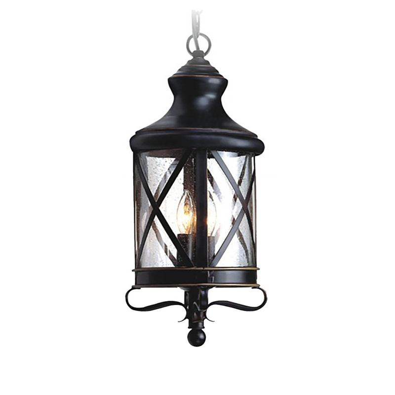 Durable Aluminum Outdoor Hanging Pendant Lights for Porch Ceiling and Patio Area