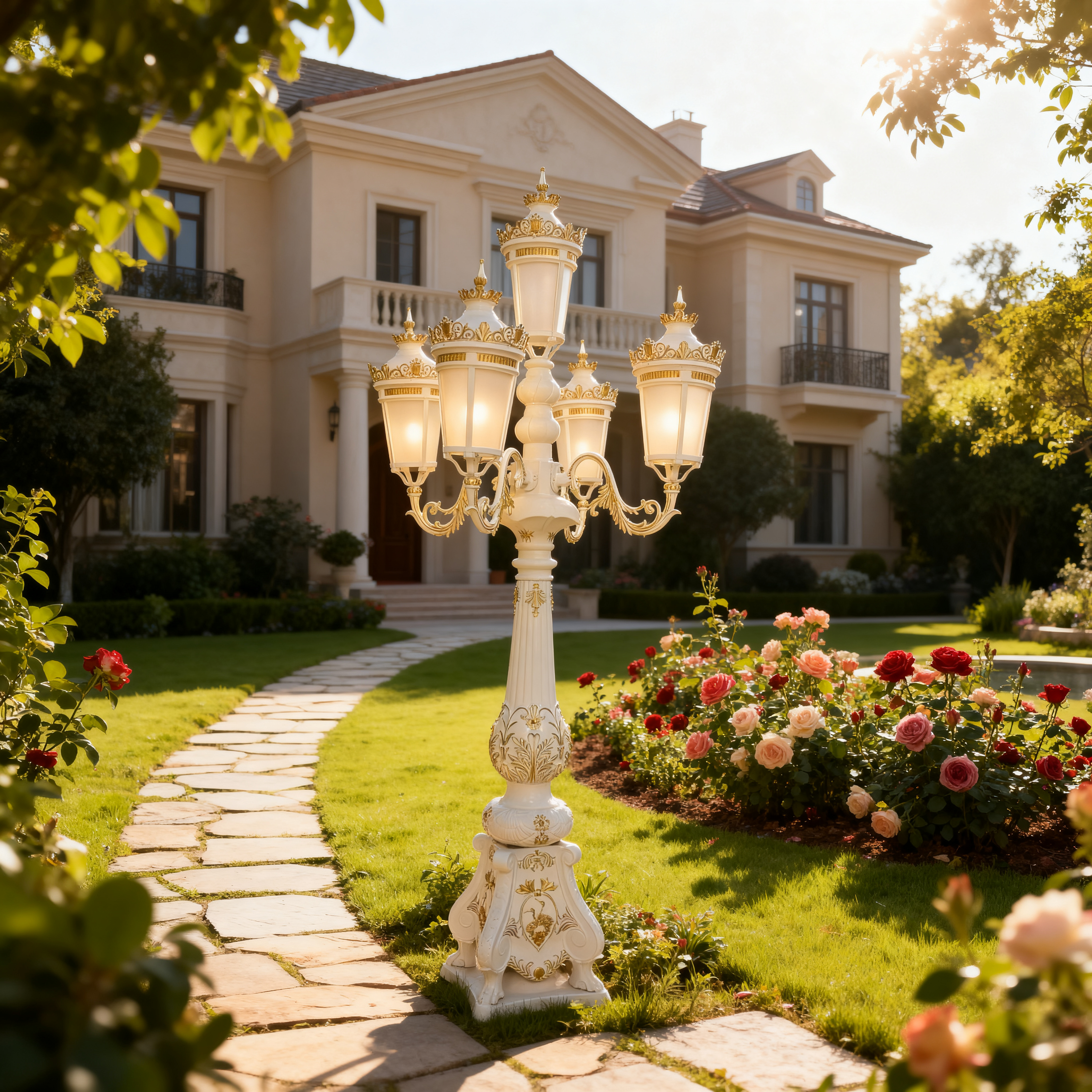 Architectural Aluminum Outdoor Lights for Garden, Courtyard and Entrance Lighting