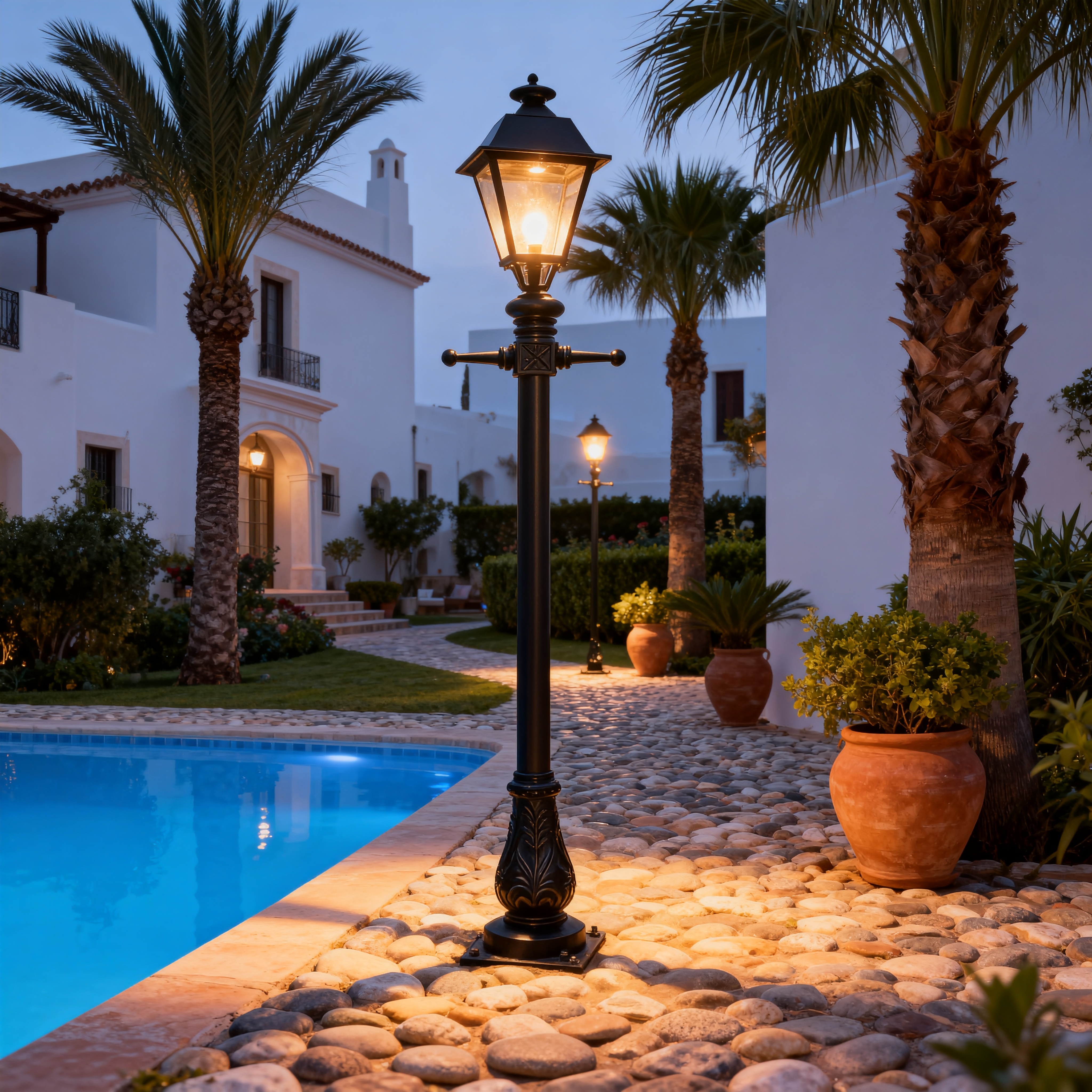 Energy Efficient LED Aluminum Garden Lighting for Pathway, Yard and Patio Areas