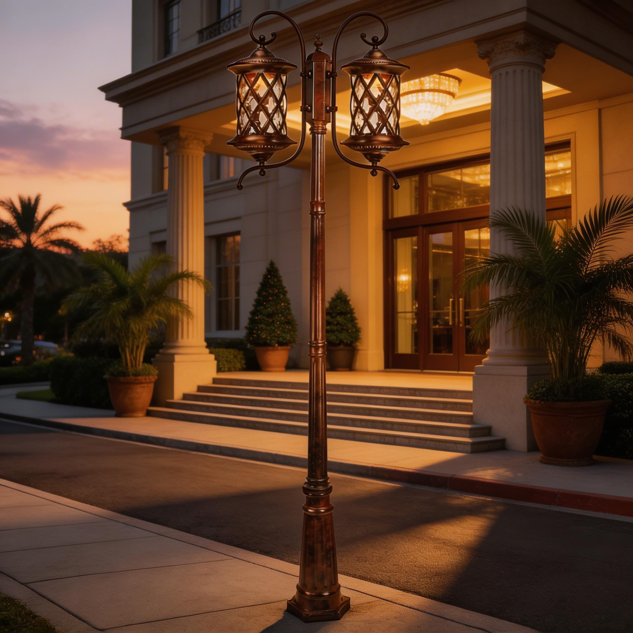 Modern Aluminum Outdoor Garden Lights for Villa Pathway and Courtyard Lighting