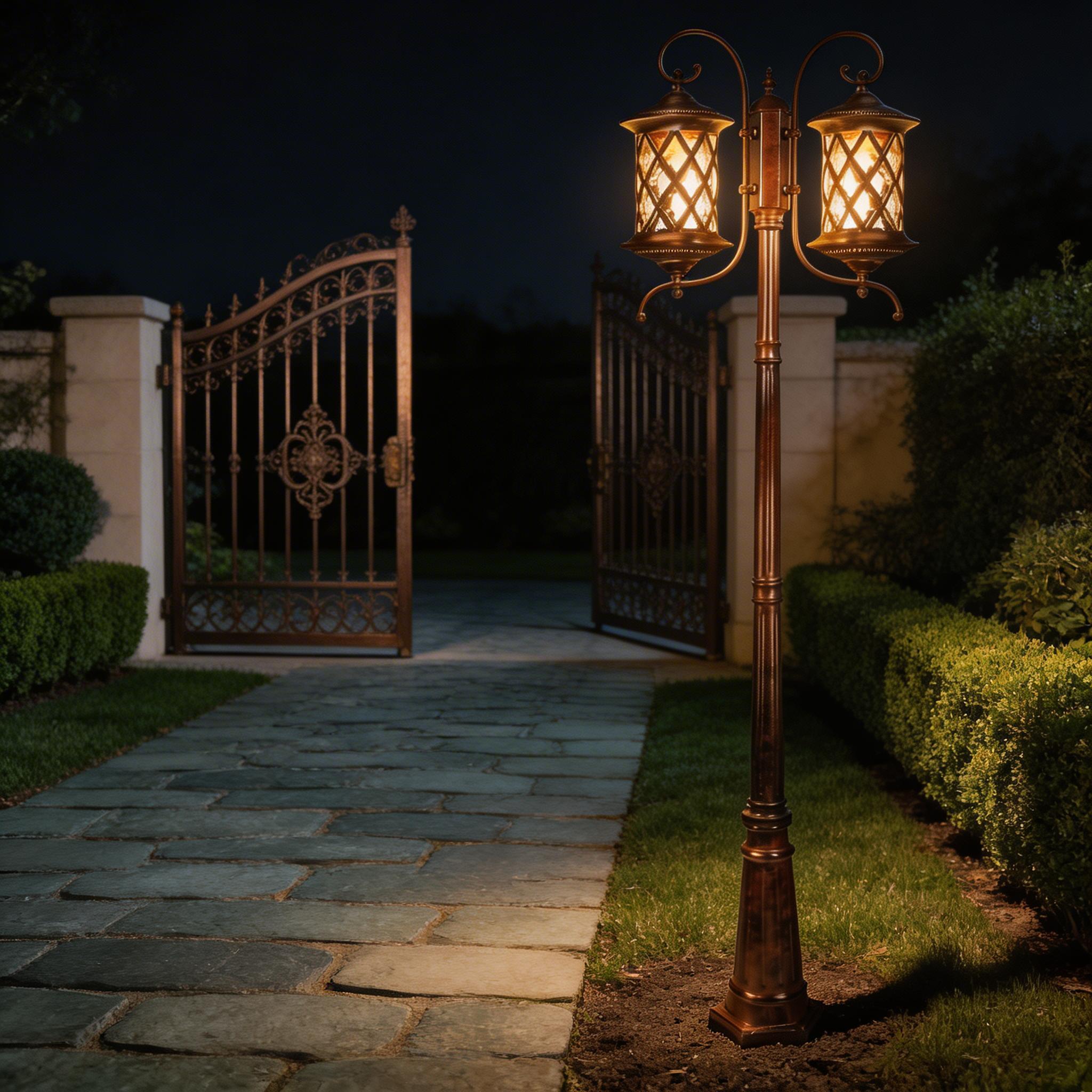 Modern Aluminum Outdoor Garden Lights for Villa Pathway and Courtyard Lighting