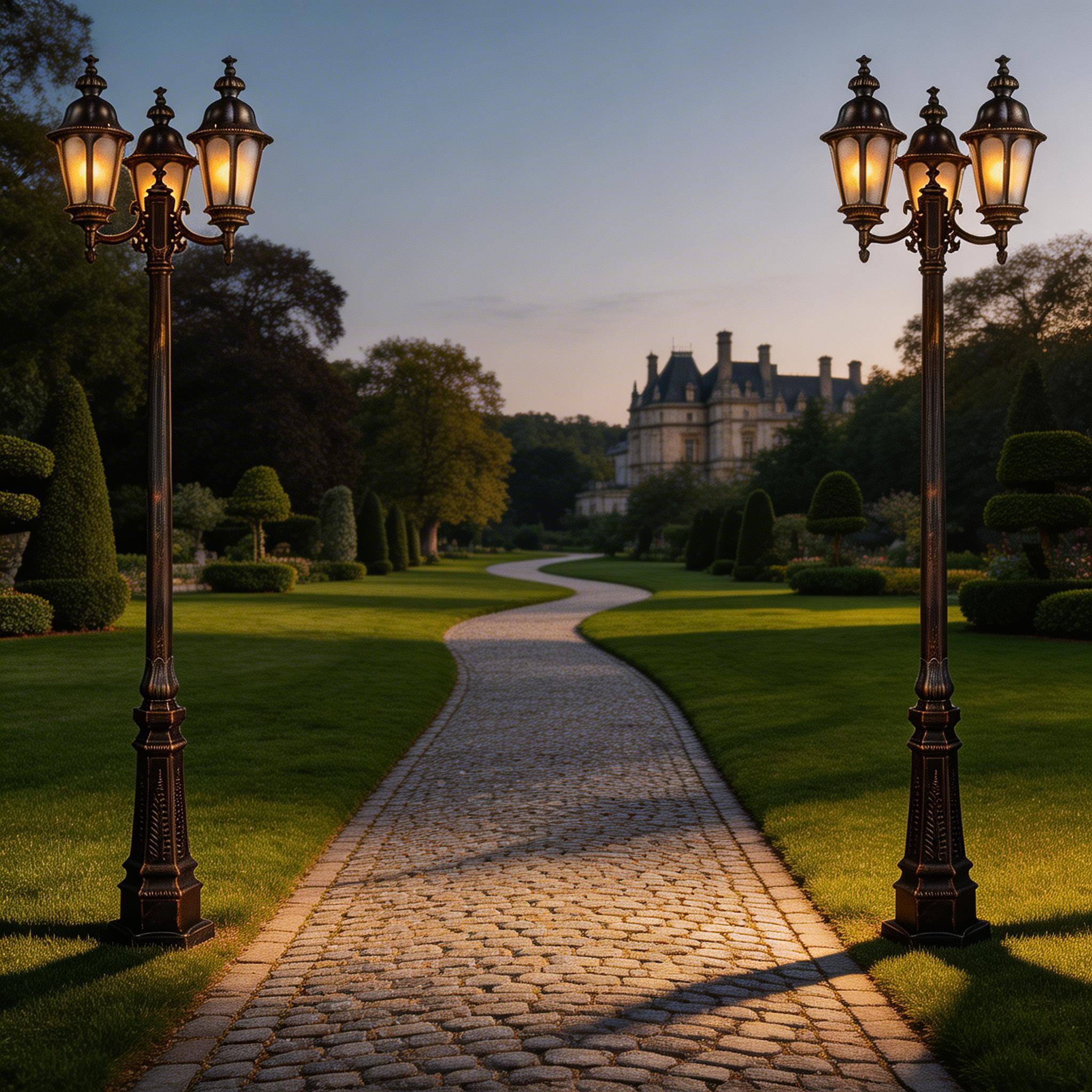 Modern LED Aluminum Garden Lights for Outdoor Pathway, Lawn and Courtyard Design