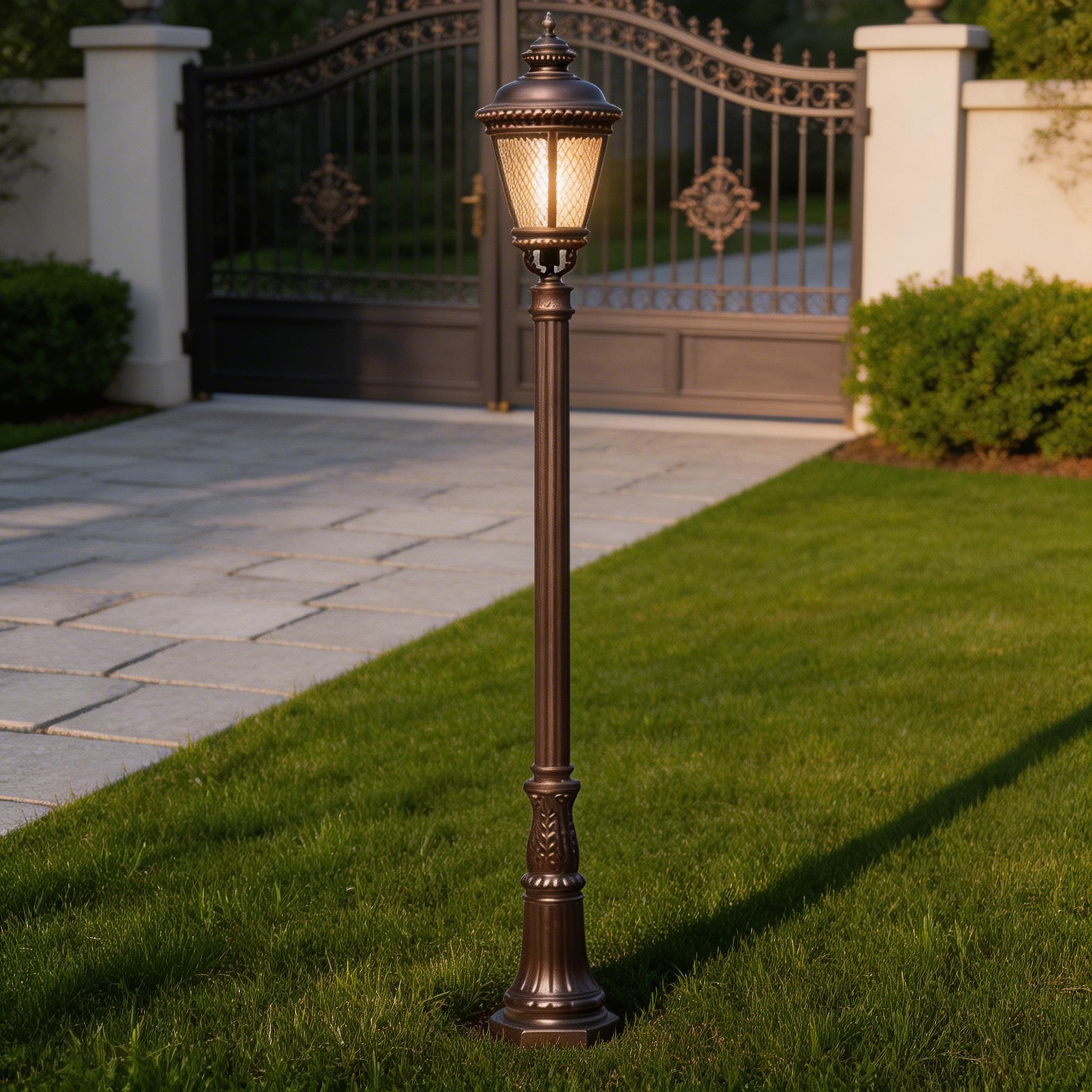 Long Lasting Aluminum Garden Light Fixtures for Outdoor Pathway and Landscape Use