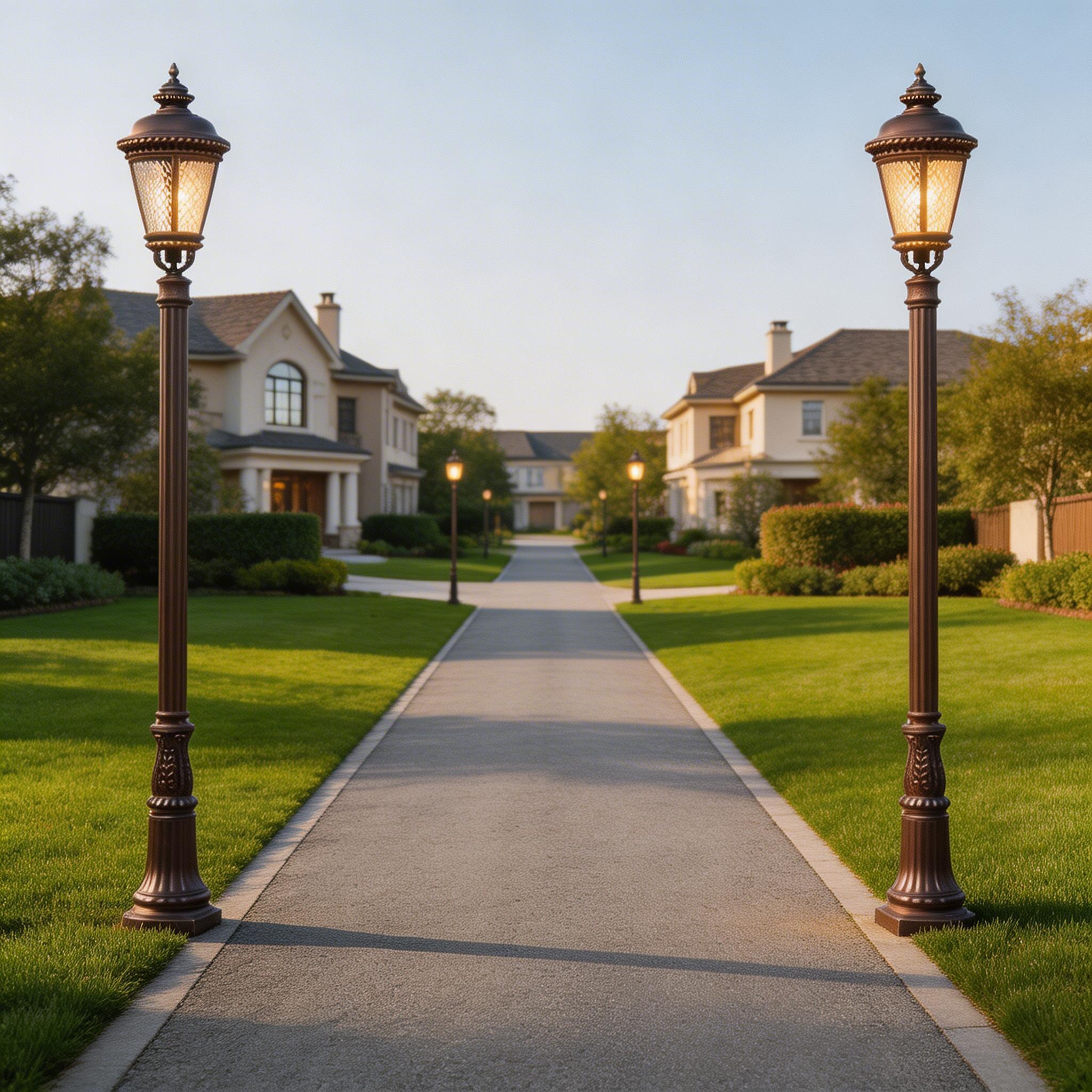 Long Lasting Aluminum Garden Light Fixtures for Outdoor Pathway and Landscape Use