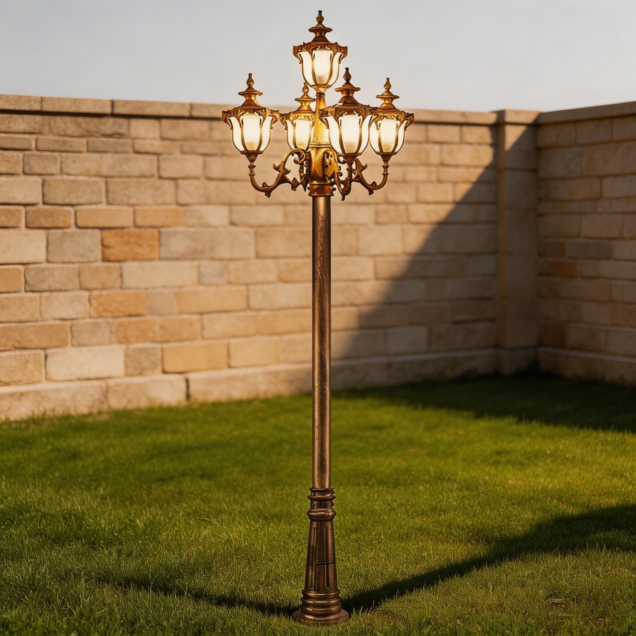 Weather Resistant Aluminum Outdoor Lighting for Garden, Yard and Entrance Areas