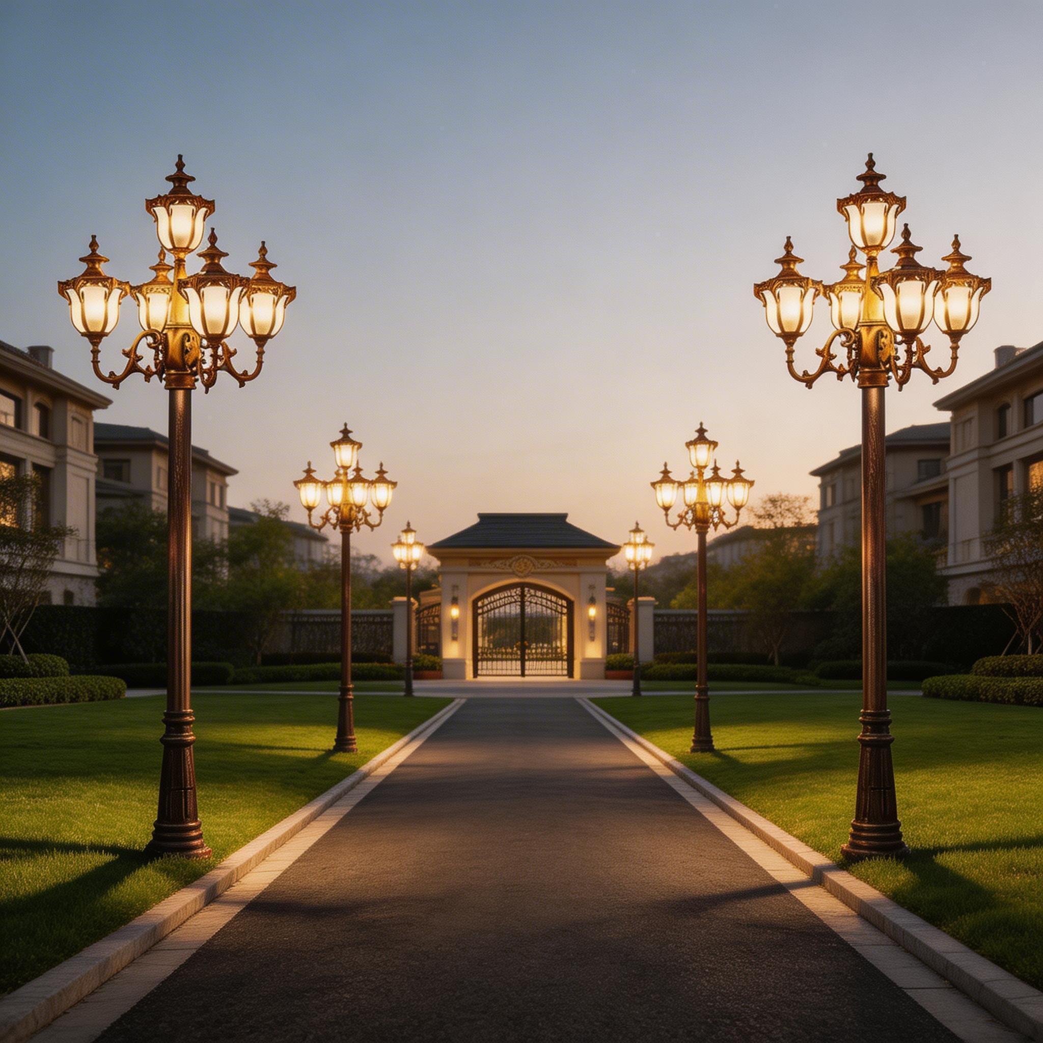 Weather Resistant Aluminum Outdoor Lighting for Garden, Yard and Entrance Areas