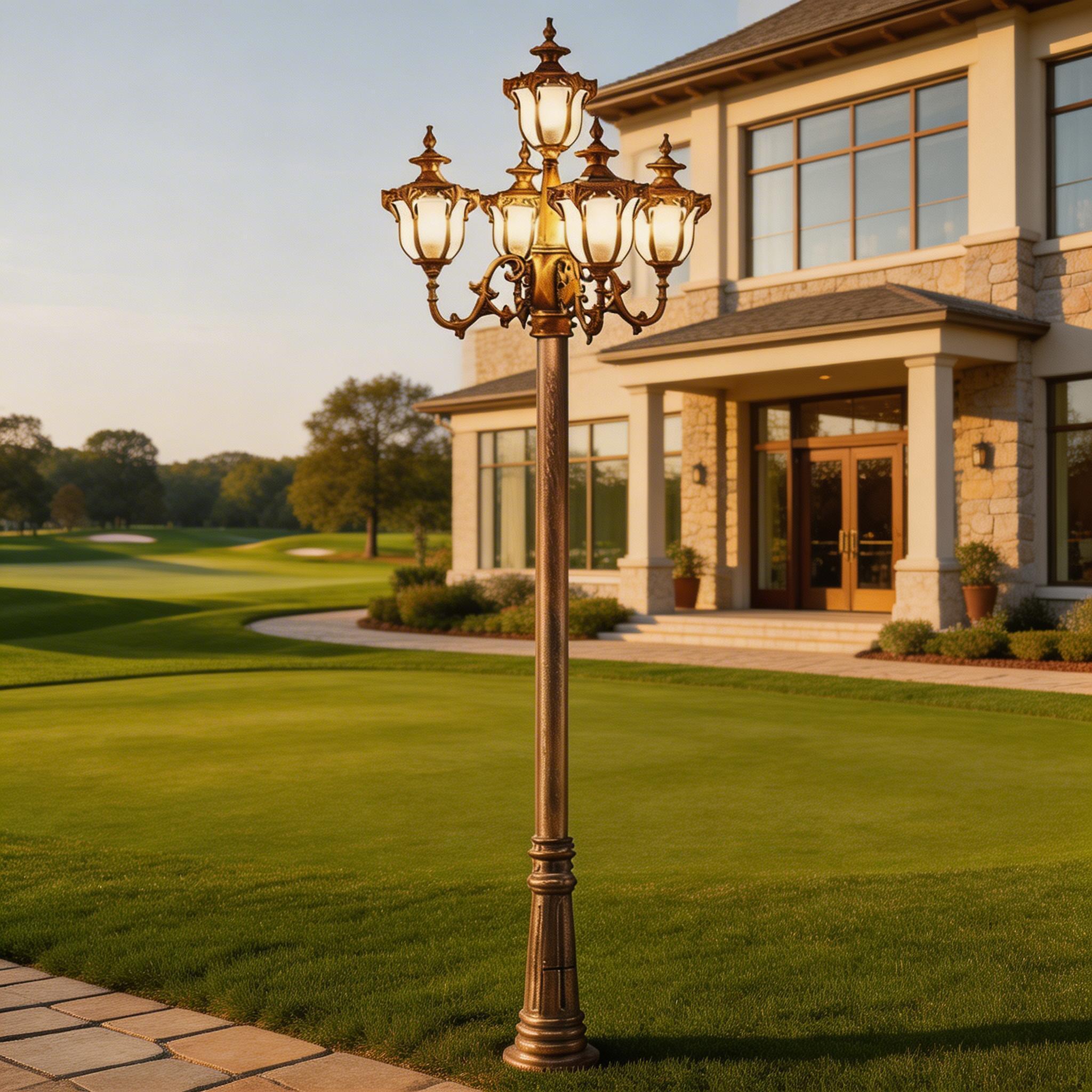 Weather Resistant Aluminum Outdoor Lighting for Garden, Yard and Entrance Areas