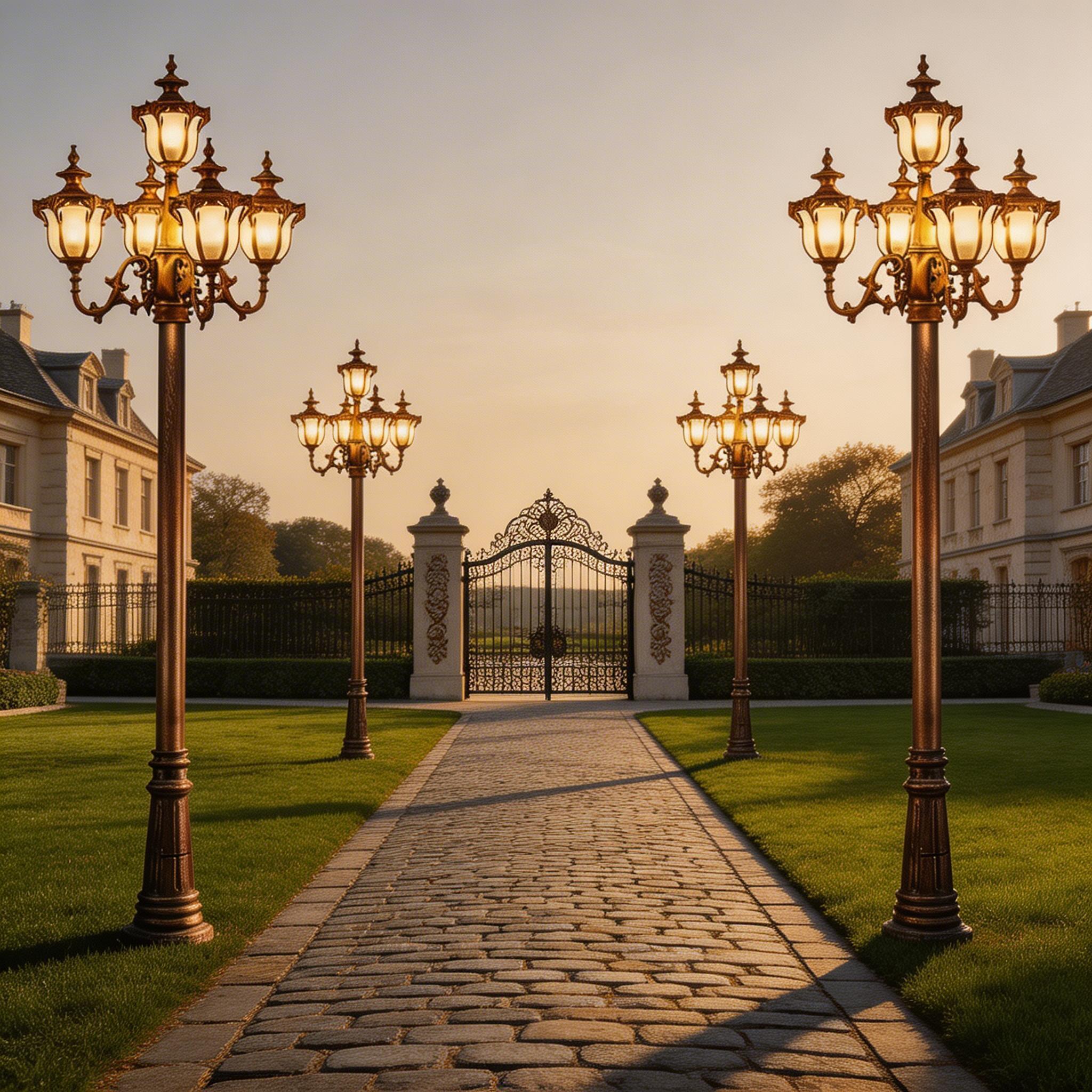Weather Resistant Aluminum Outdoor Lighting for Garden, Yard and Entrance Areas