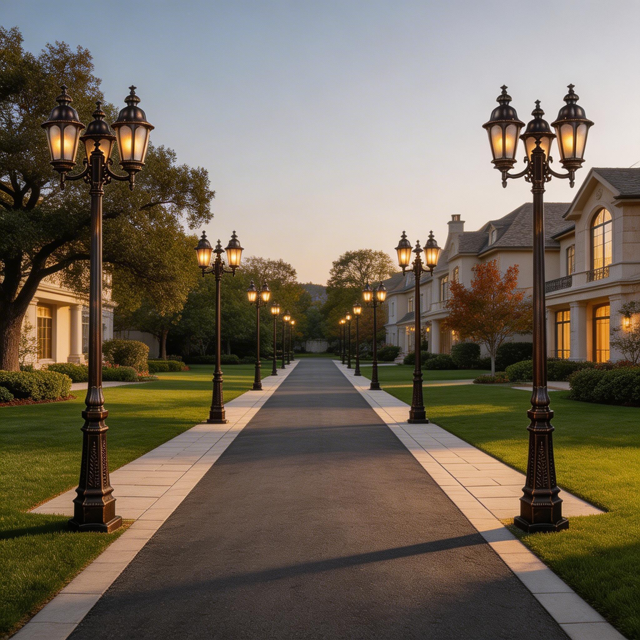 Modern LED Aluminum Garden Lights for Outdoor Pathway, Lawn and Courtyard Design