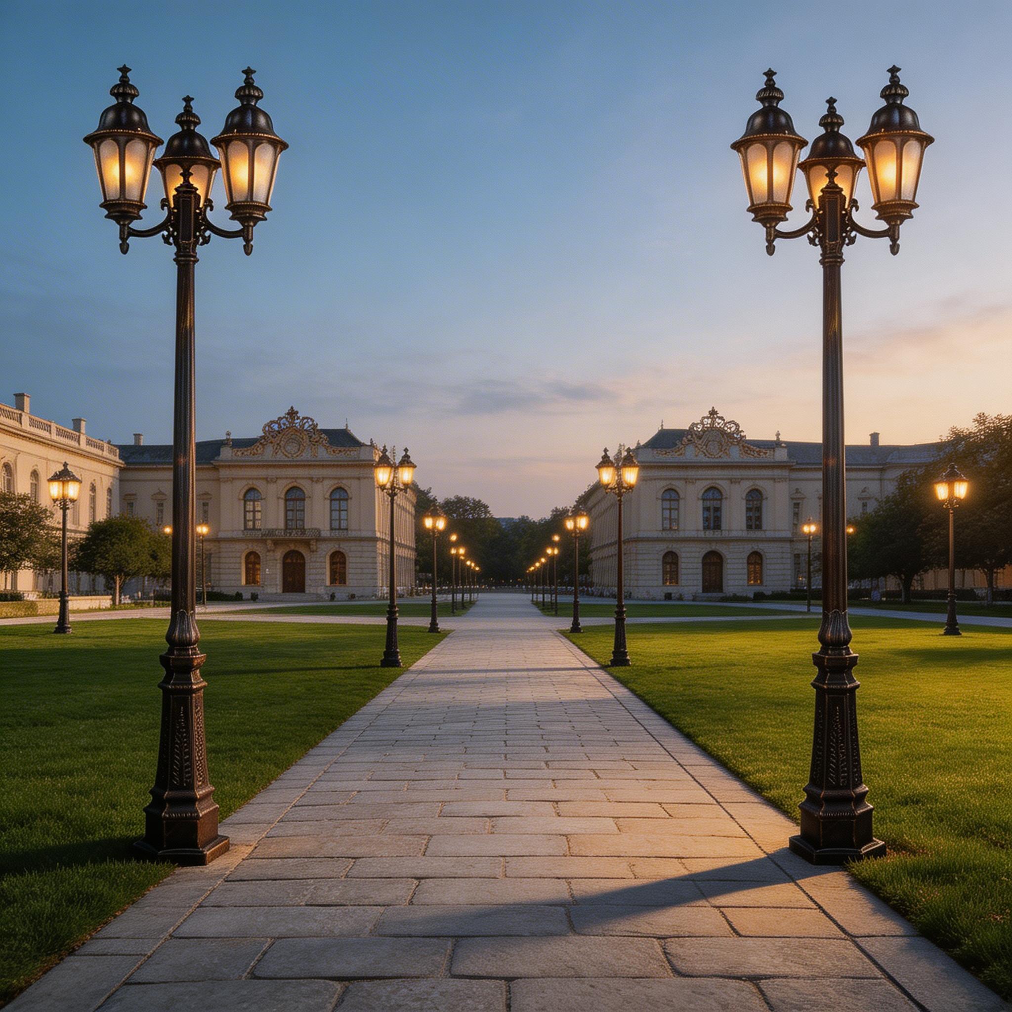 Modern LED Aluminum Garden Lights for Outdoor Pathway, Lawn and Courtyard Design