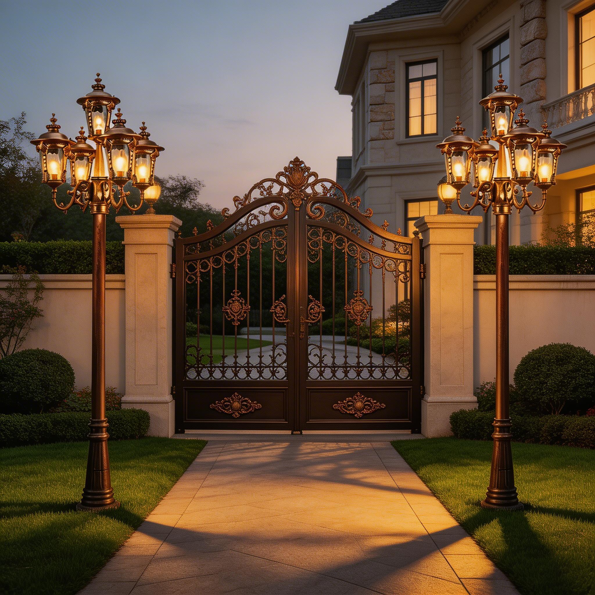 Minimalist Aluminum Outdoor Garden Lights for Modern Courtyard and Landscape Design