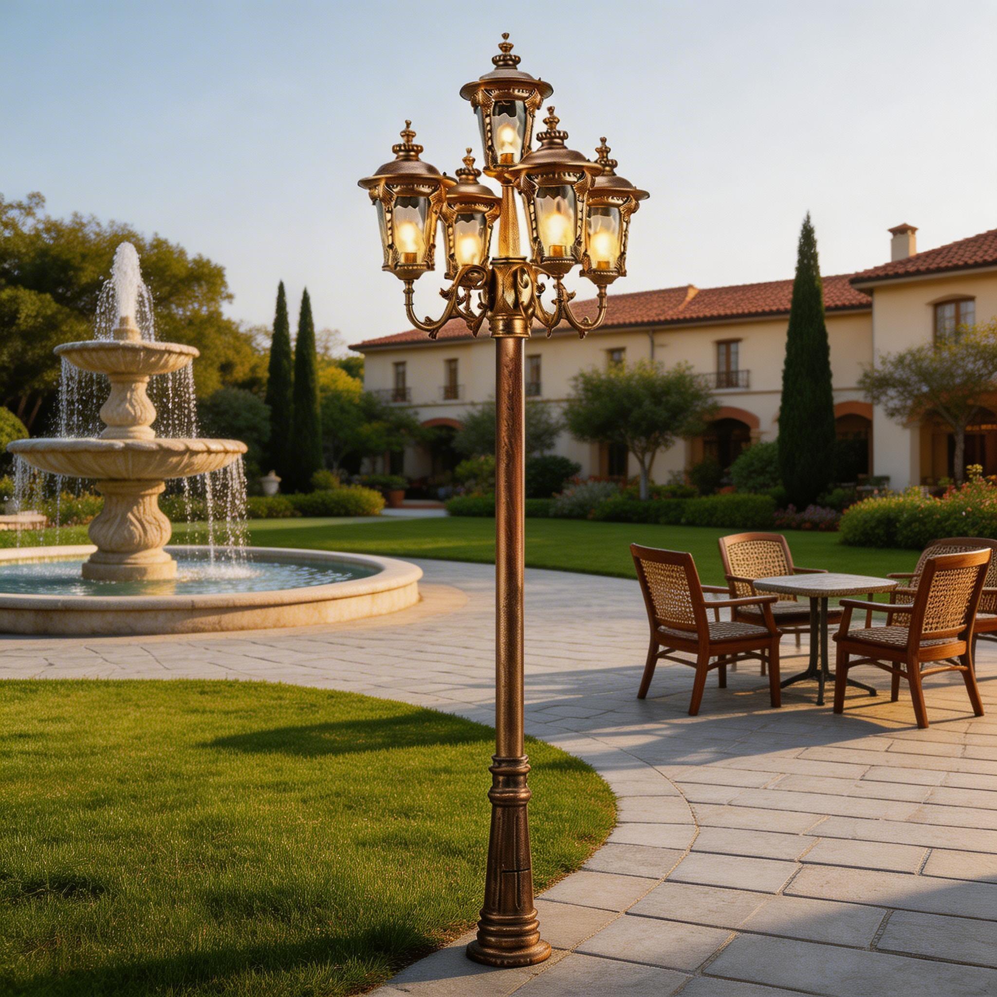 Minimalist Aluminum Outdoor Garden Lights for Modern Courtyard and Landscape Design