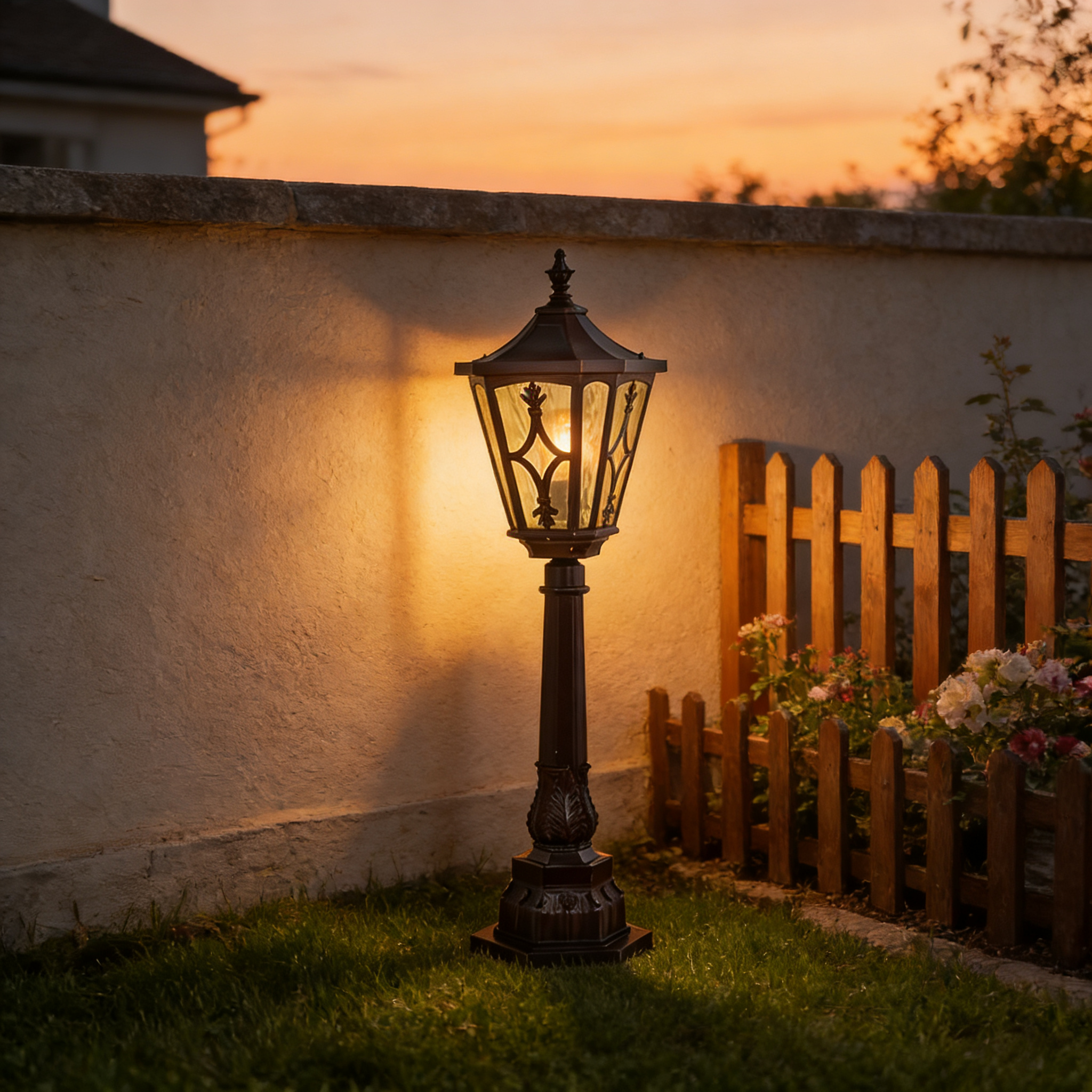 Weather Resistant Aluminum Lawn Lights for Outdoor Pathway and Landscape Use