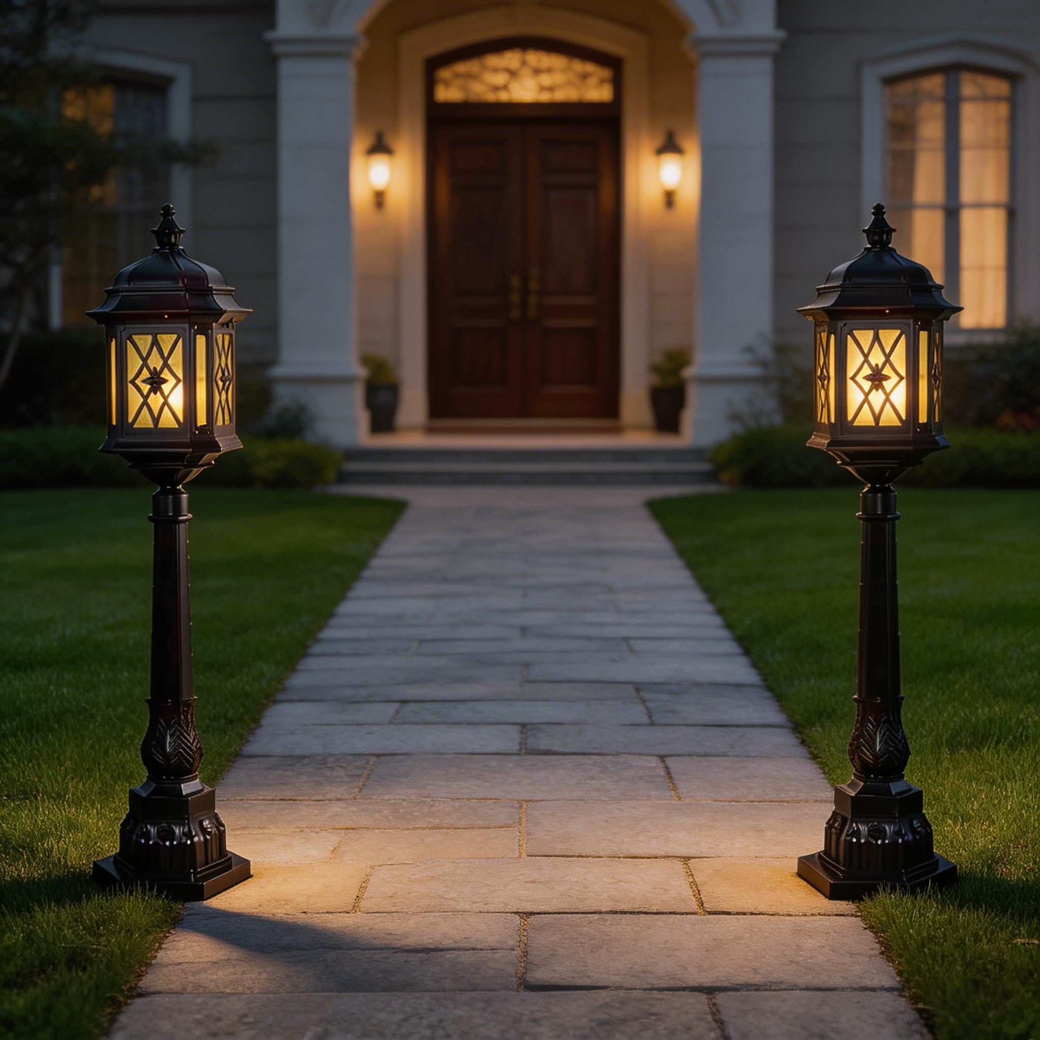 IP65 Aluminum Outdoor Lawn Lamps for Backyard, Walkway and Landscape Lighting