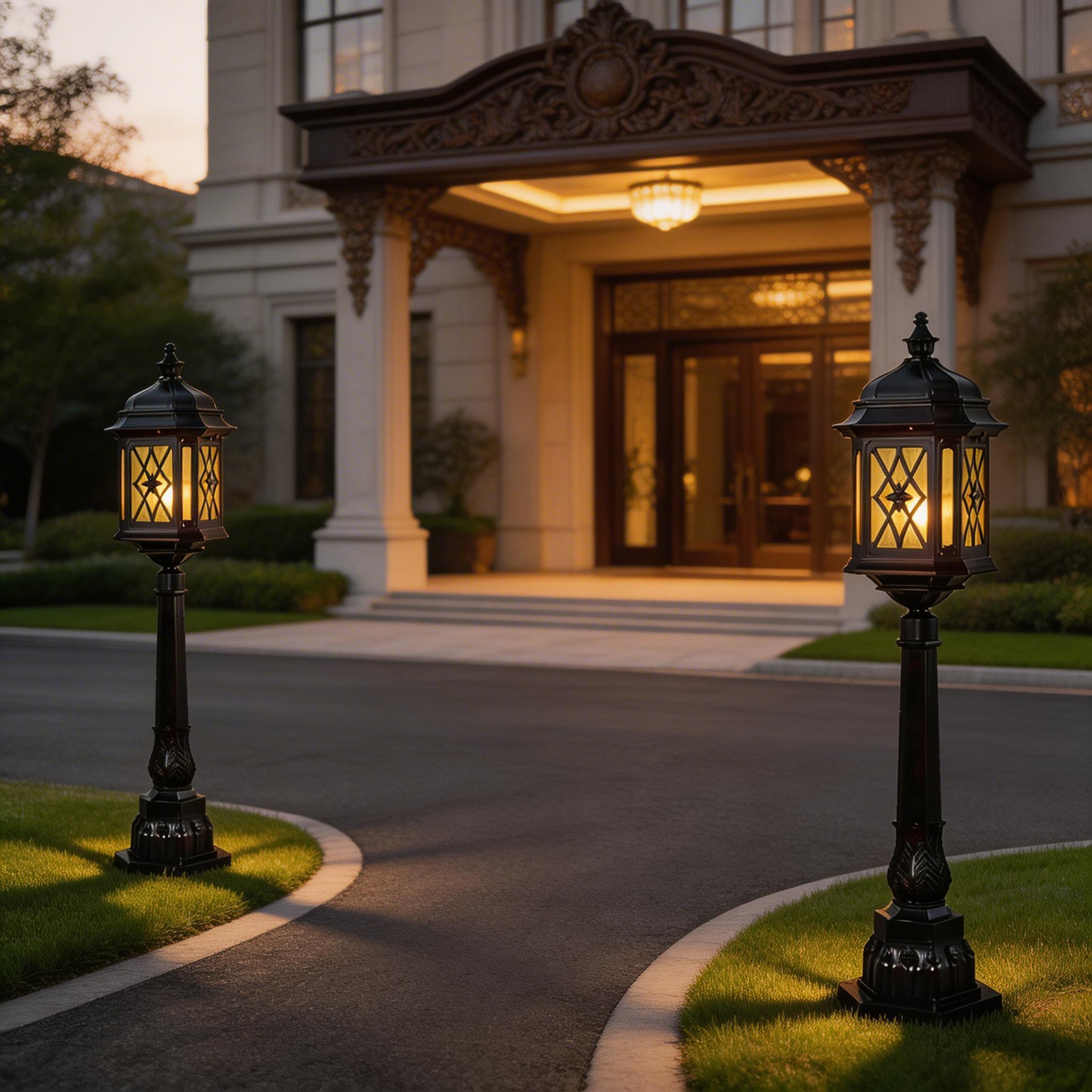 IP65 Aluminum Outdoor Lawn Lamps for Backyard, Walkway and Landscape Lighting