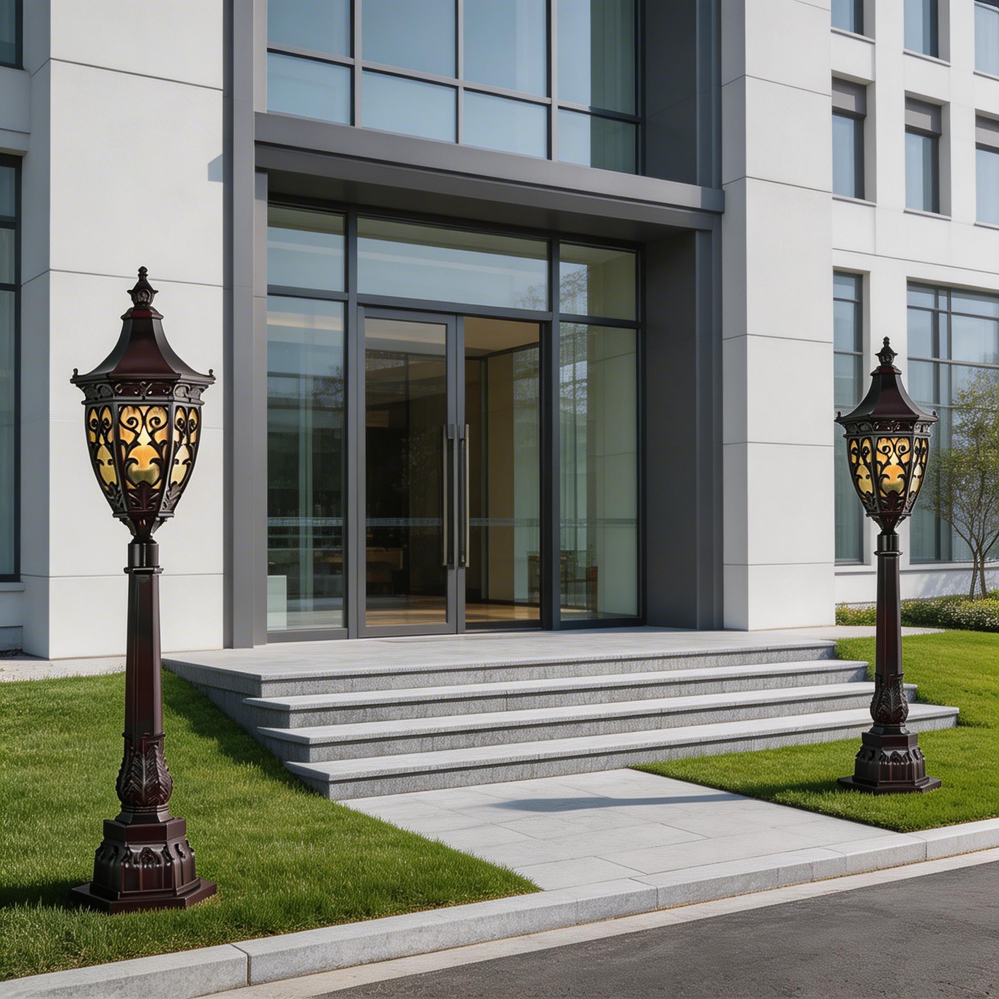 Weather Resistant Aluminum Lawn Lights for Outdoor Pathway and Landscape Use