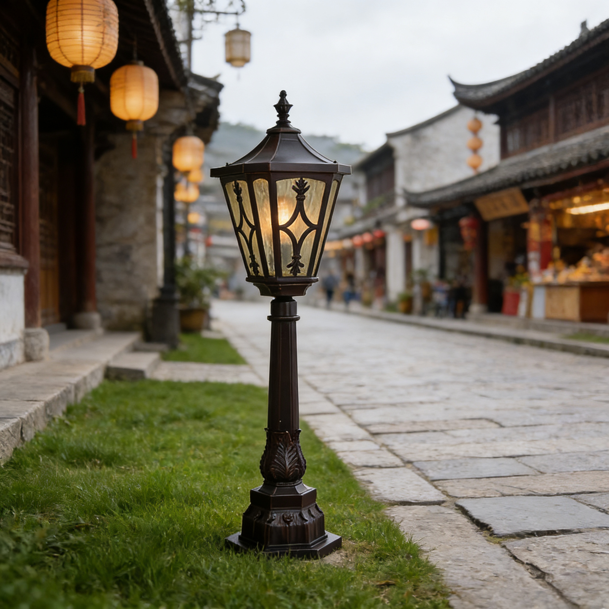 Weather Resistant Aluminum Lawn Lights for Outdoor Pathway and Landscape Use