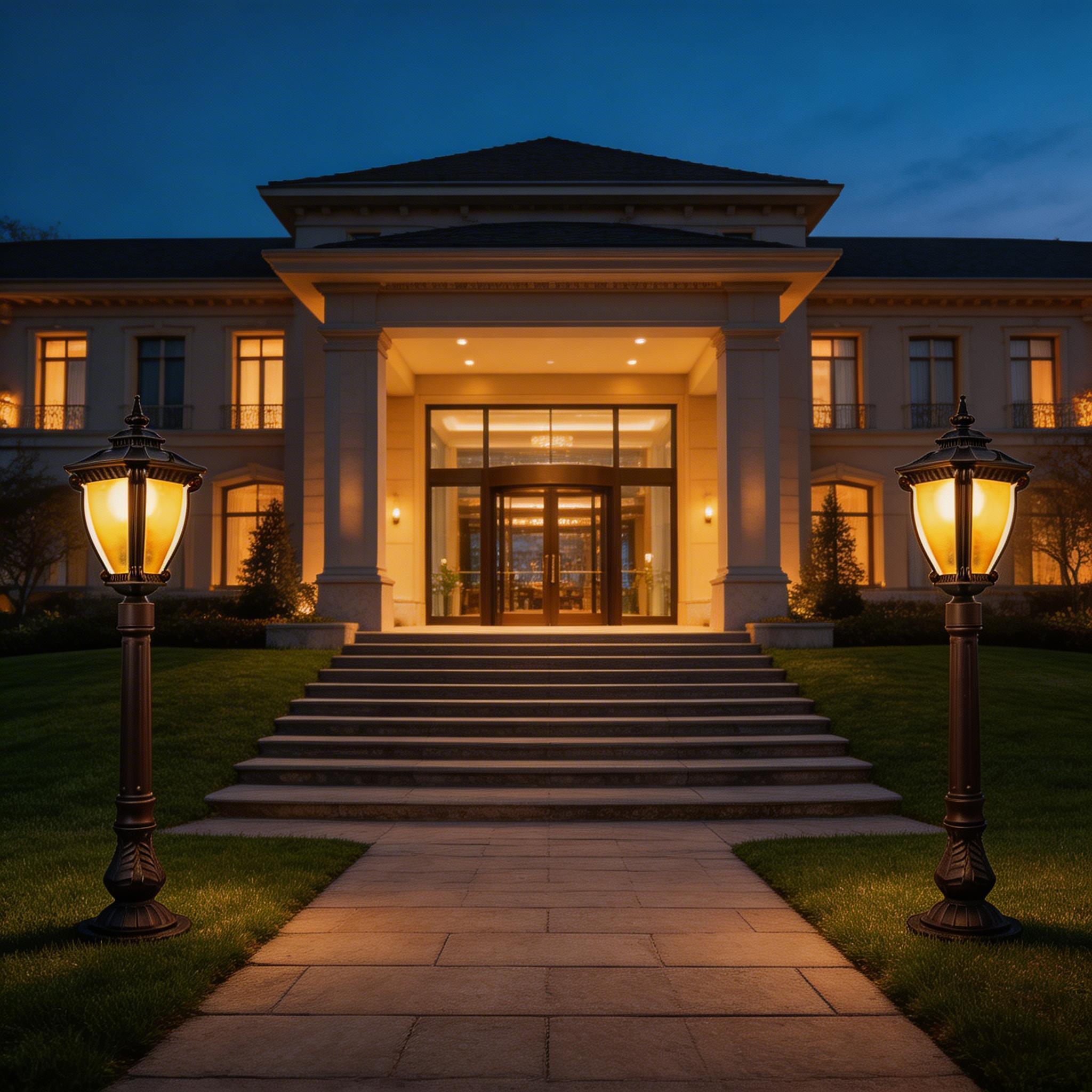 Minimalist Aluminum Outdoor Lawn Lighting Fixtures for Modern Garden Design