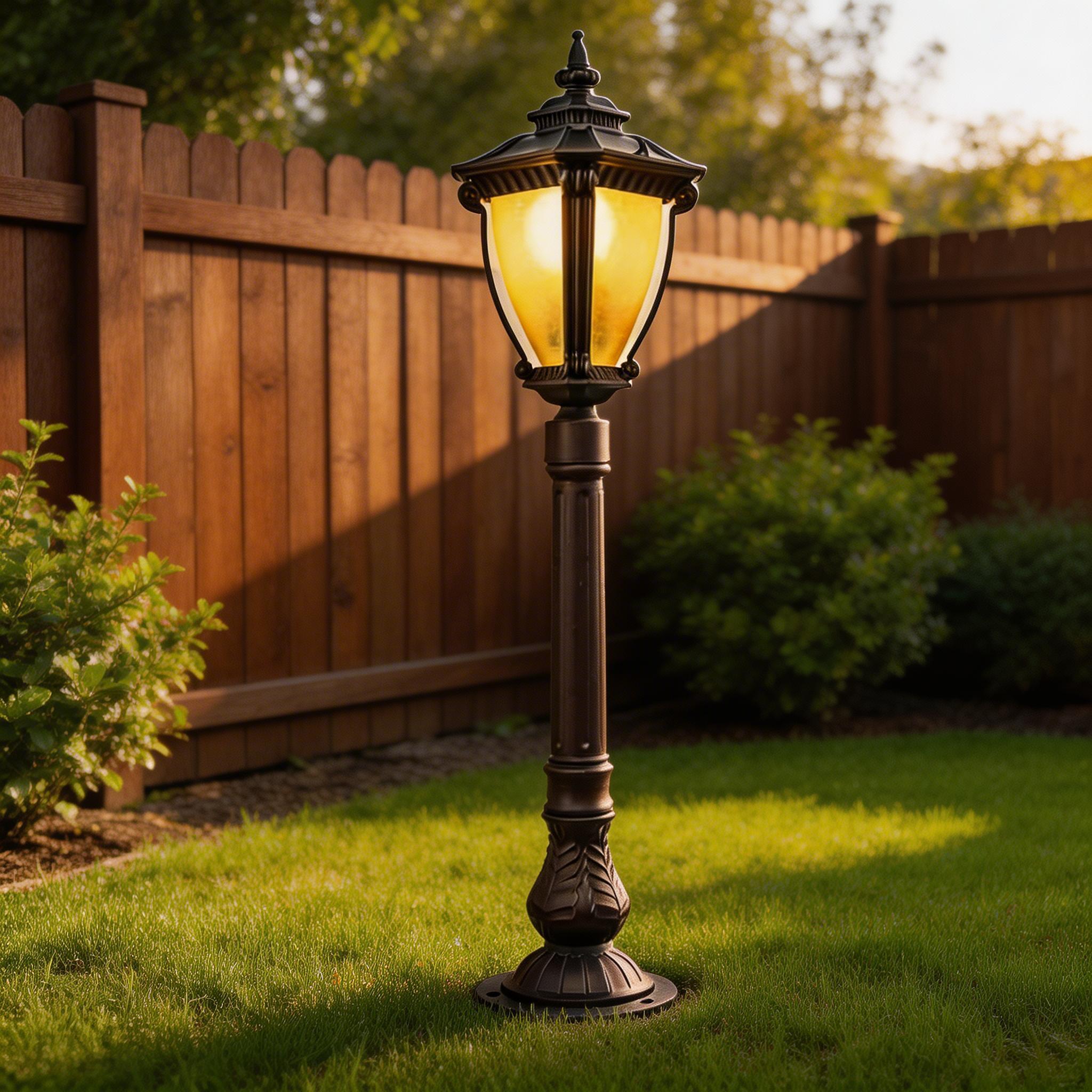 Minimalist Aluminum Outdoor Lawn Lighting Fixtures for Modern Garden Design