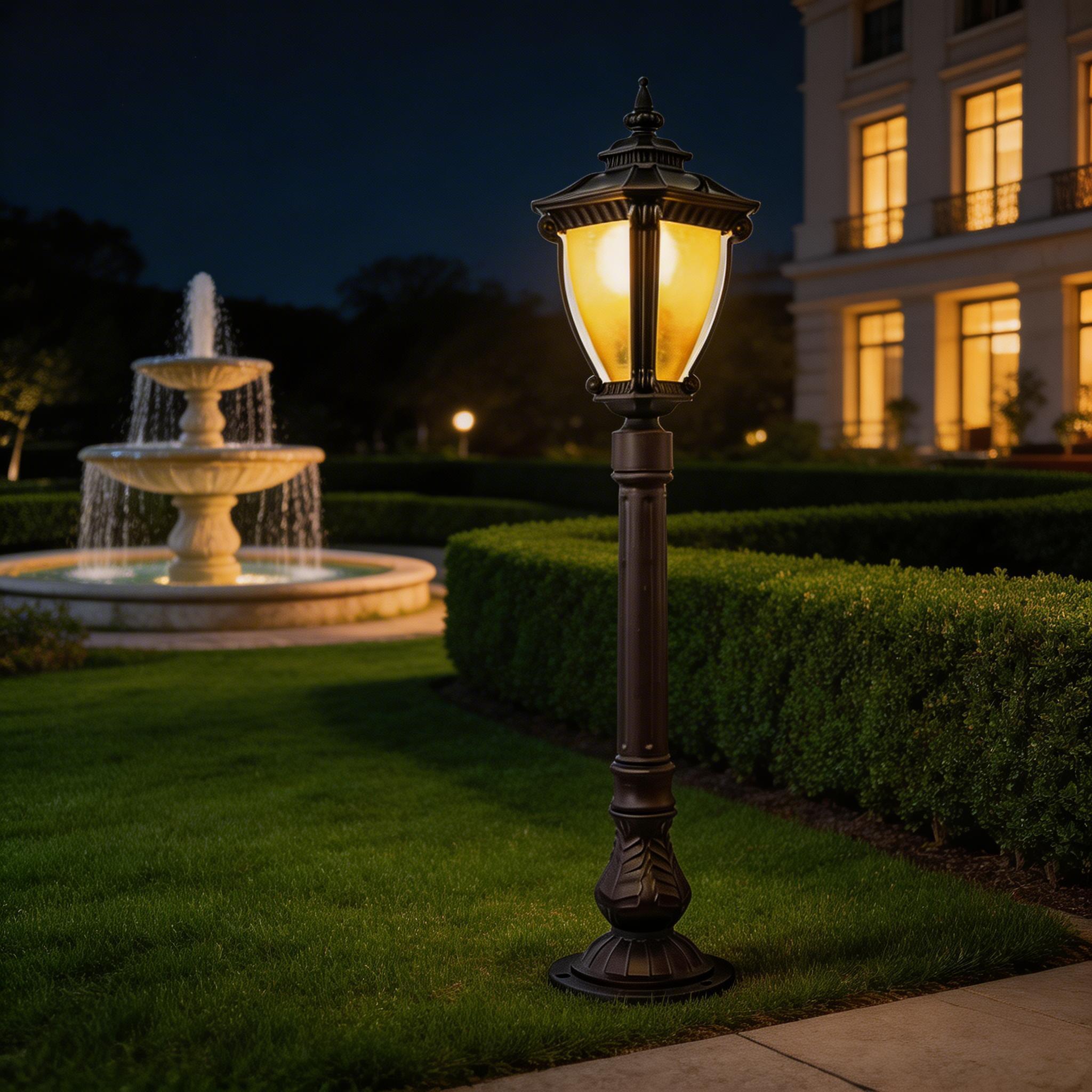 Minimalist Aluminum Outdoor Lawn Lighting Fixtures for Modern Garden Design