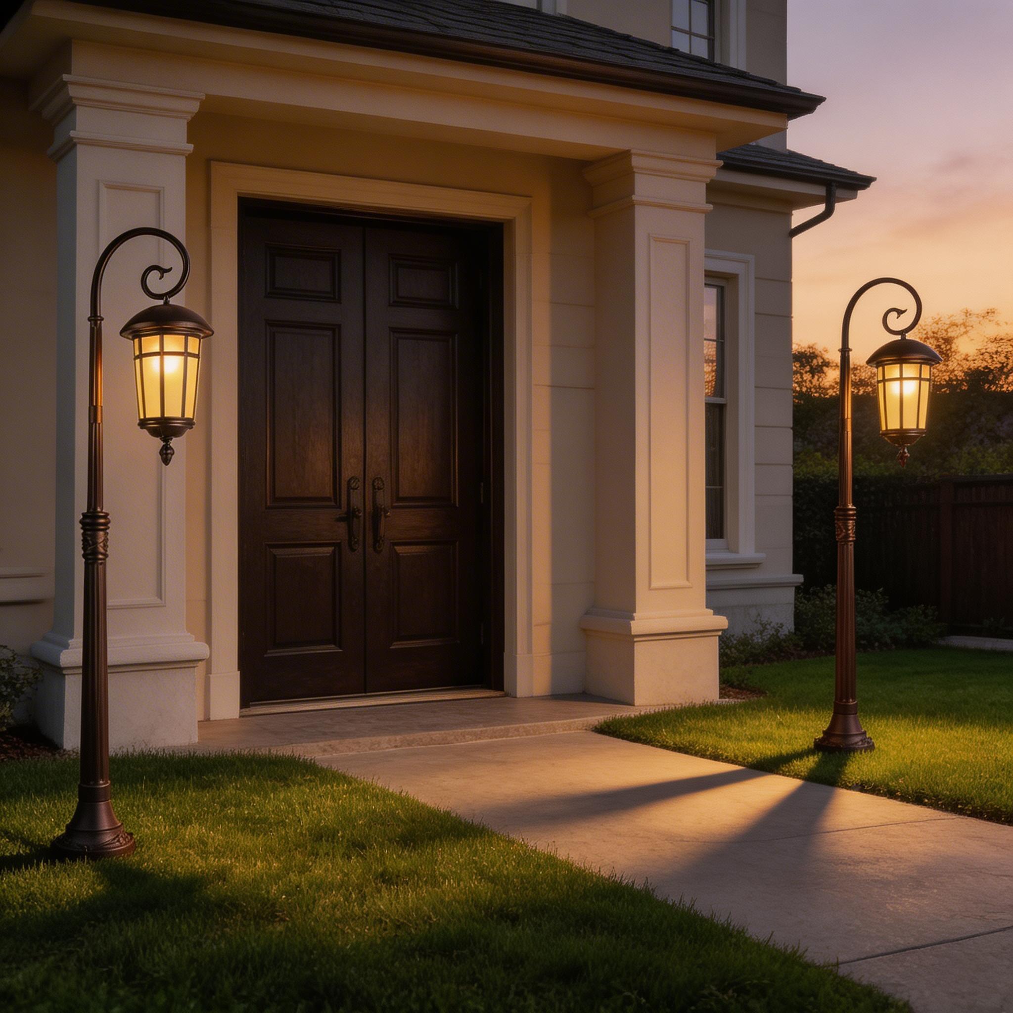 Next Gen LED Aluminum Lawn Lamps for Modern Outdoor Pathway Illumination