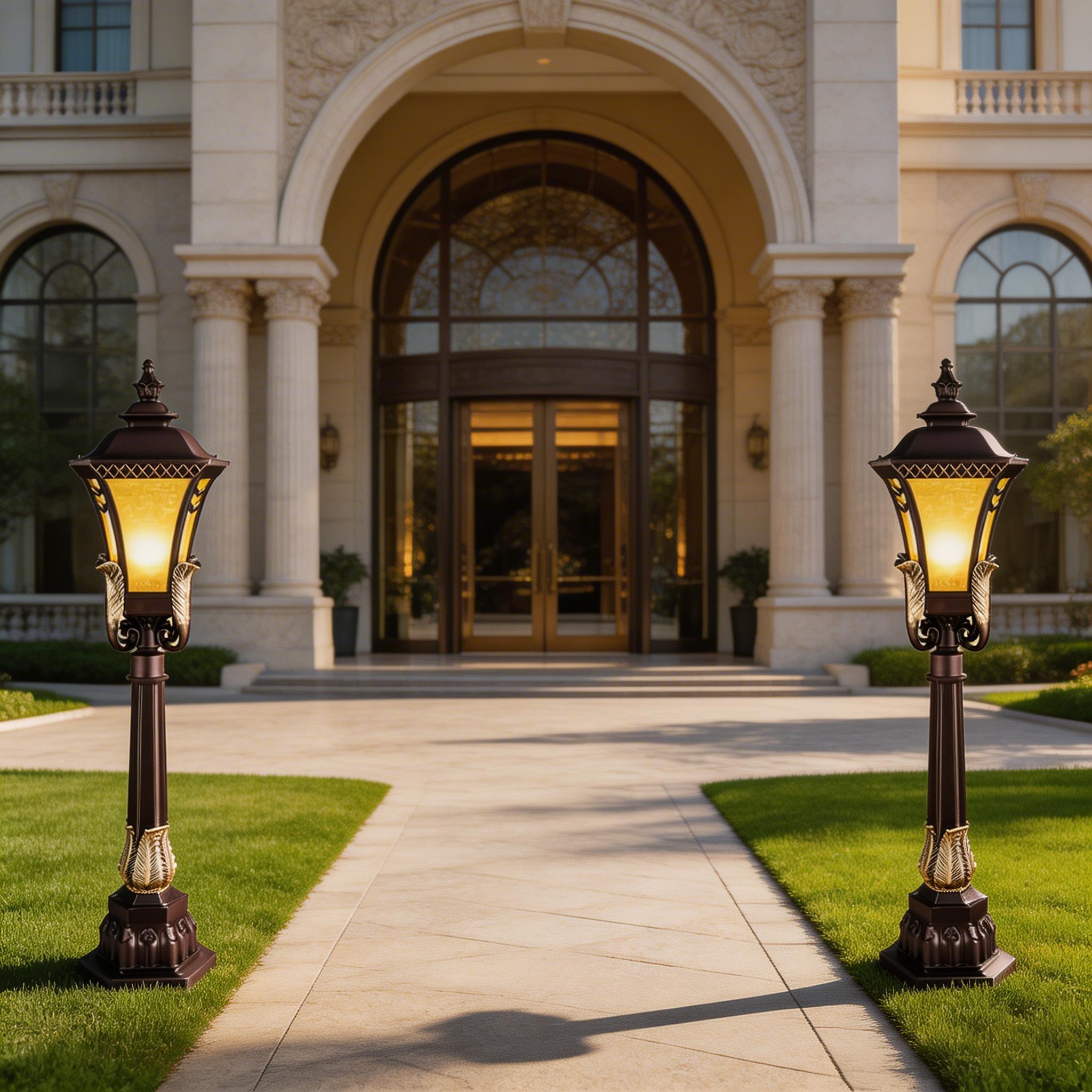 Stylish Aluminum Outdoor Lawn Lights for Landscape, Walkway and Garden Design
