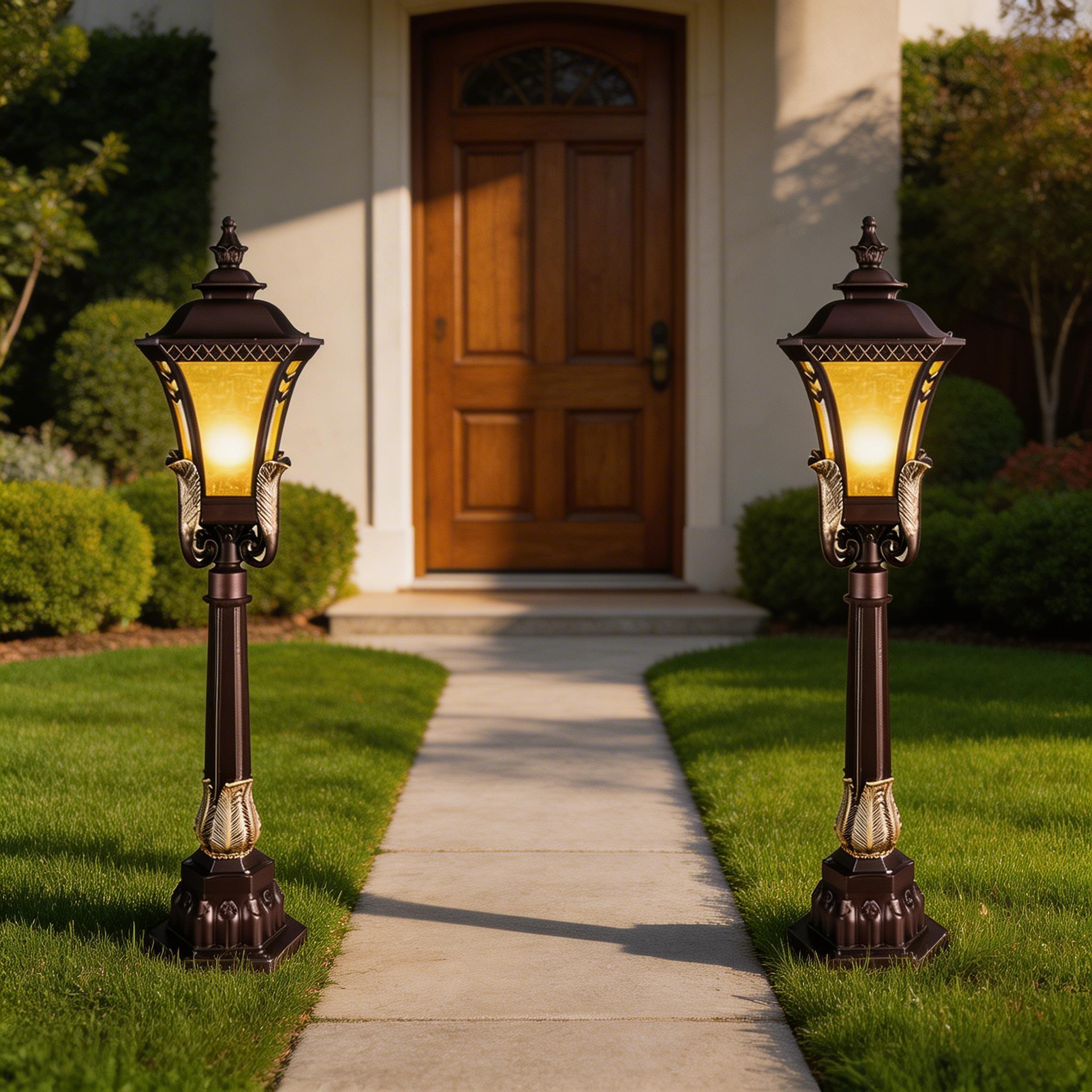 Stylish Aluminum Outdoor Lawn Lights for Landscape, Walkway and Garden Design