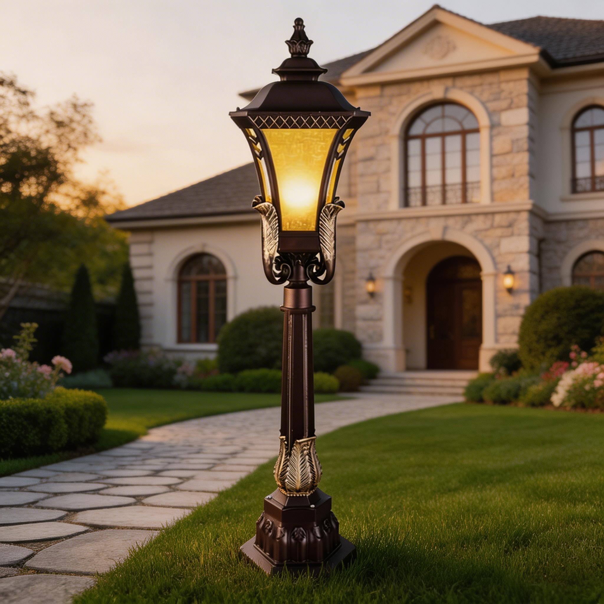 Stylish Aluminum Outdoor Lawn Lights for Landscape, Walkway and Garden Design