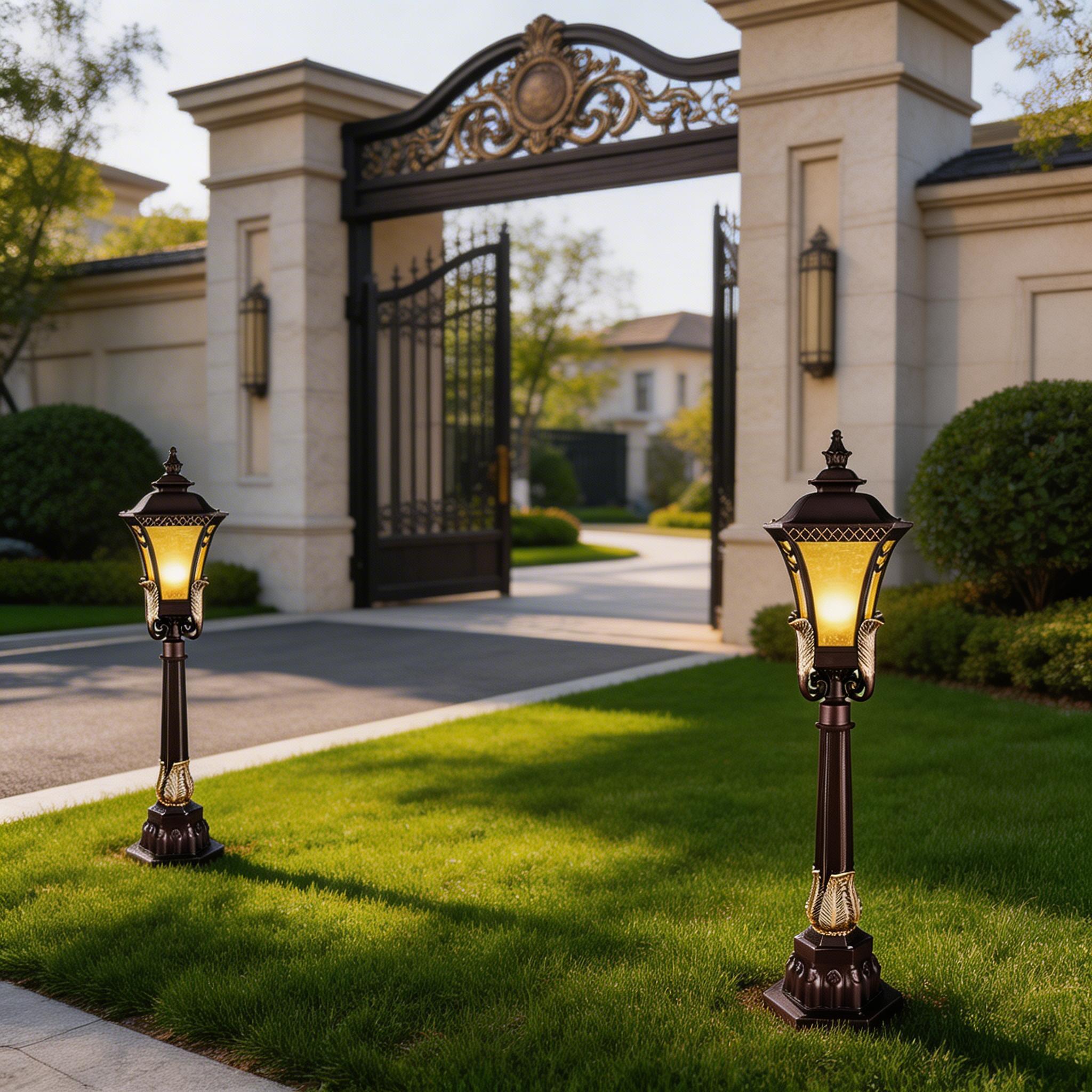 Stylish Aluminum Outdoor Lawn Lights for Landscape, Walkway and Garden Design