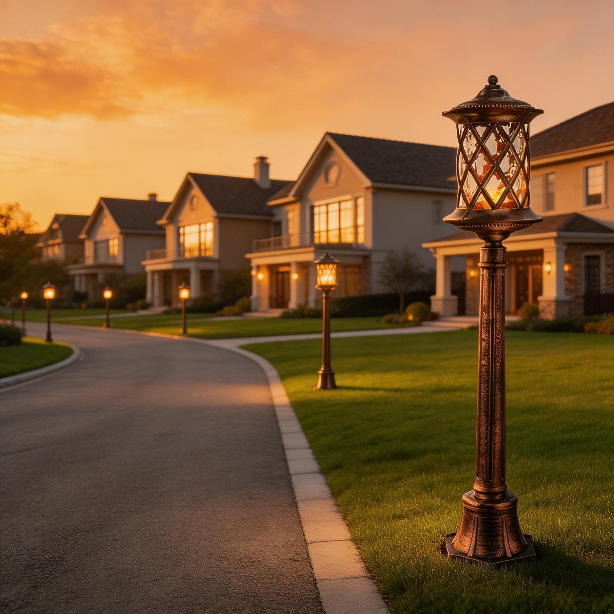 Sleek Architectural Aluminum Outdoor Lawn Lights for Premium Landscape Pathway Lighting