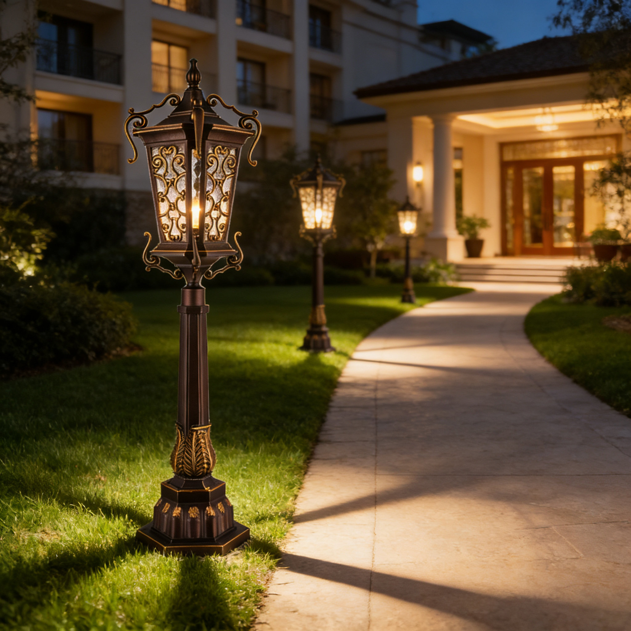 All Weather Aluminum Lawn Lighting Lamp for Outdoor Landscape and Garden Pathways