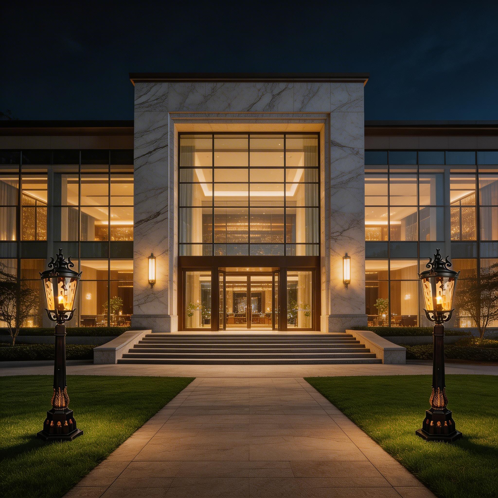 Minimalist Modern Aluminum Path Lawn Lights for Elegant Garden and Landscape Design