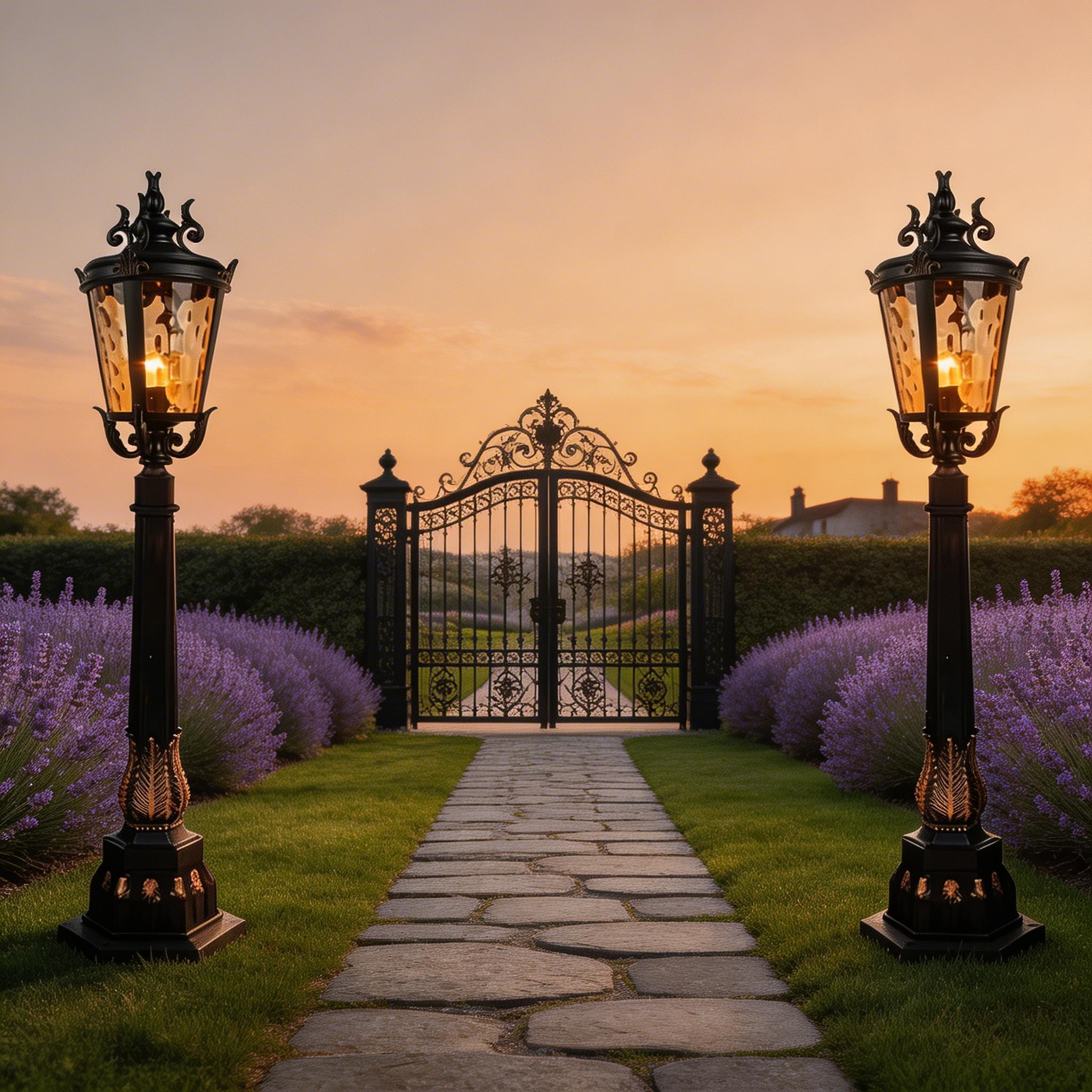 Minimalist Modern Aluminum Path Lawn Lights for Elegant Garden and Landscape Design