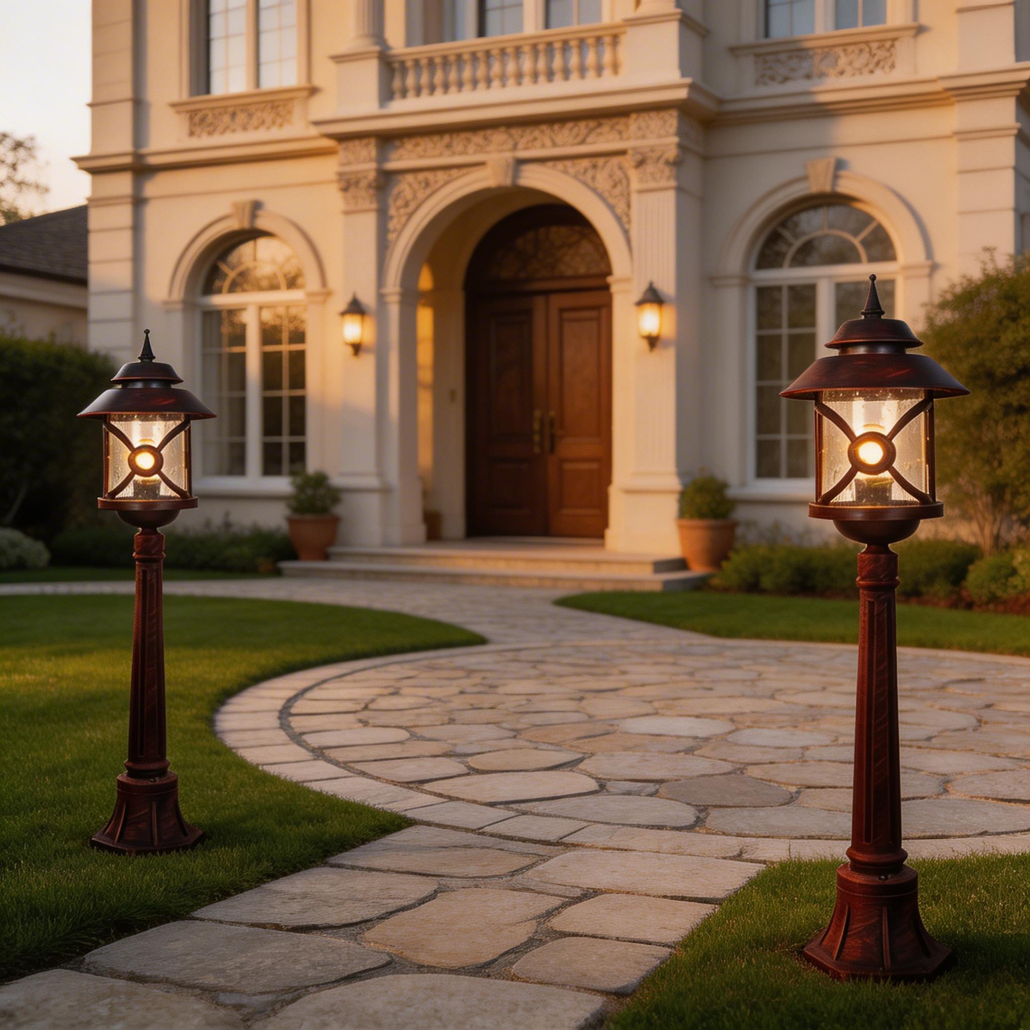 High Performance Aluminum Outdoor Lawn Lighting Fixtures for Pathway and Backyard