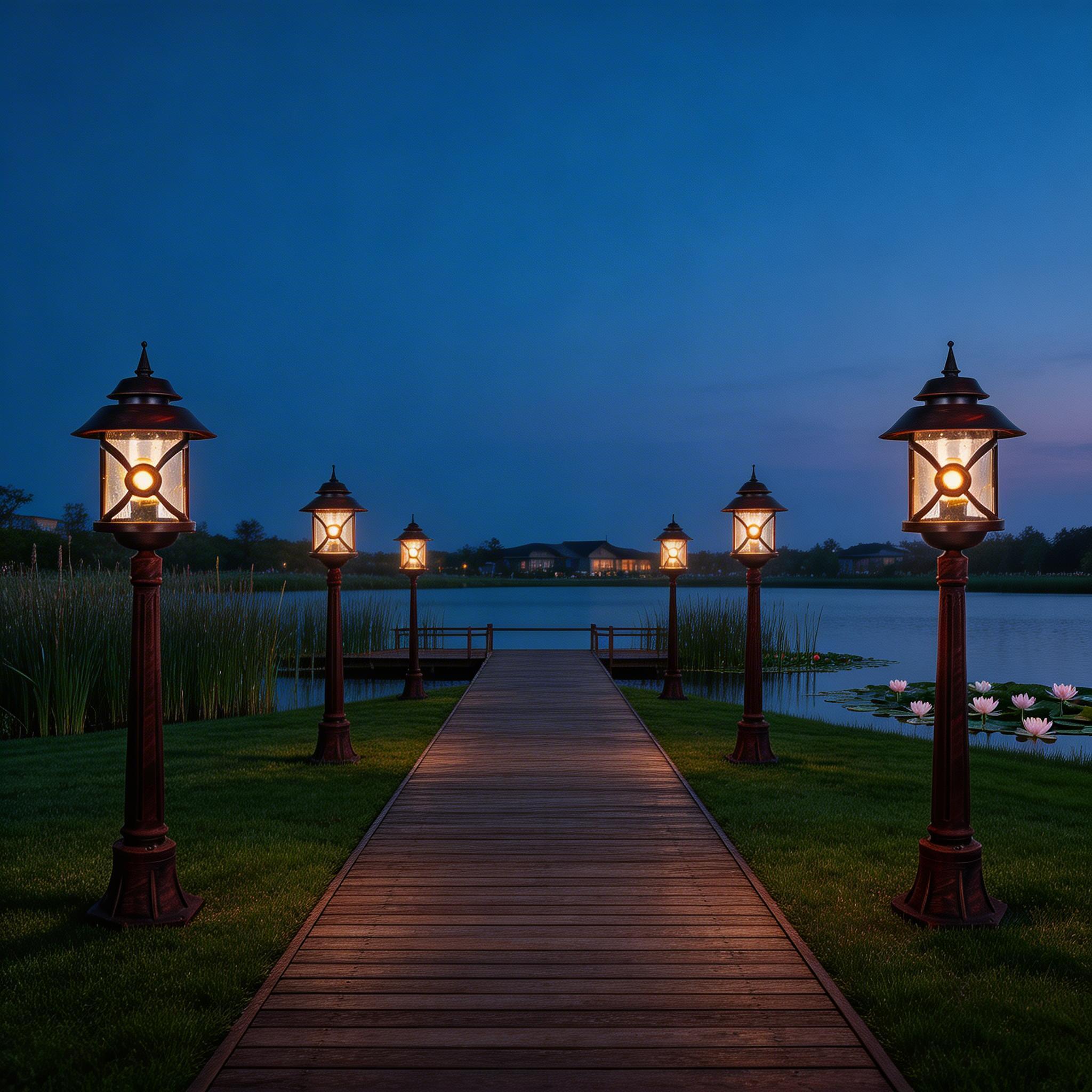 High Performance Aluminum Outdoor Lawn Lighting Fixtures for Pathway and Backyard