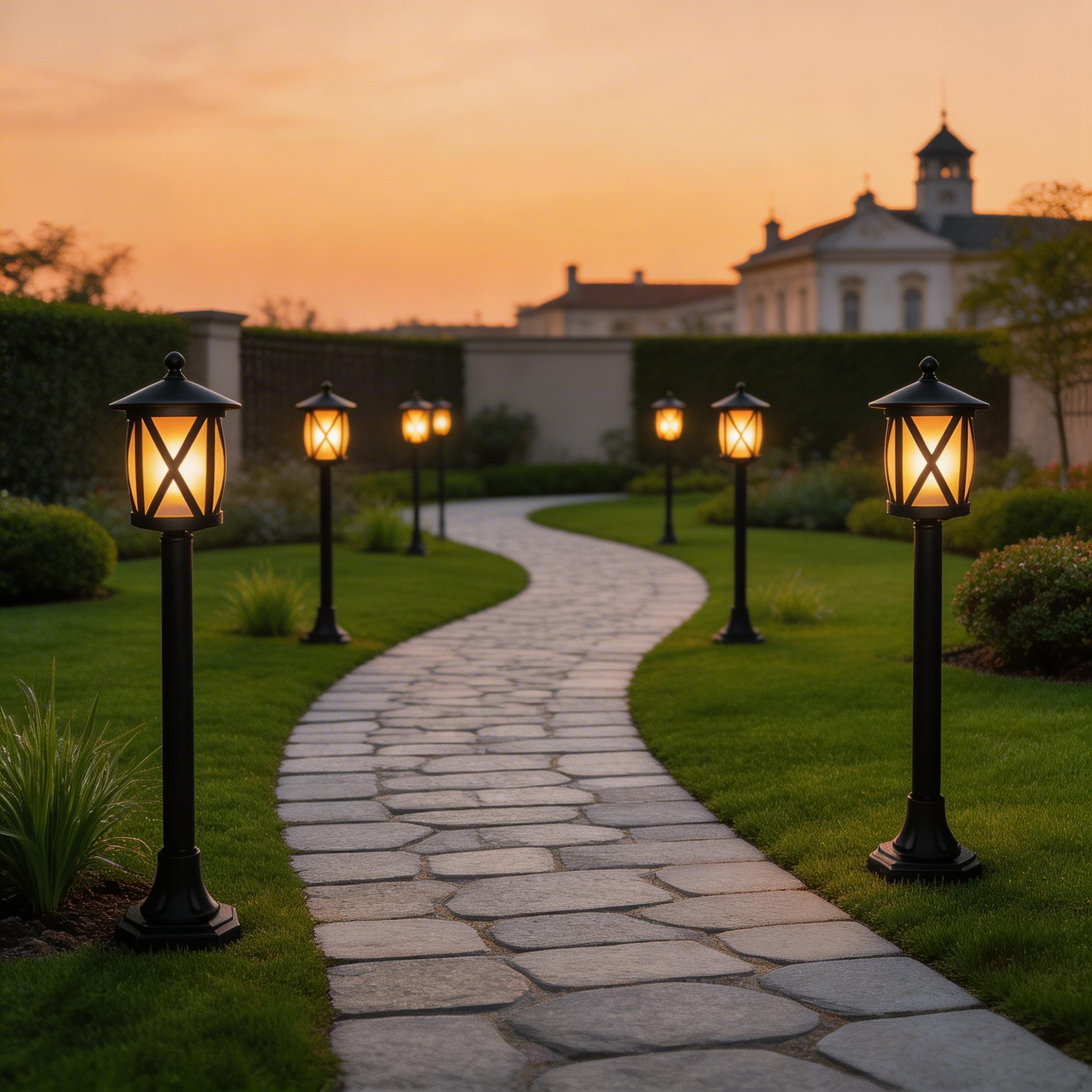 Premium Grade Aluminum Lawn Lights for Luxury Outdoor Landscape and Driveway