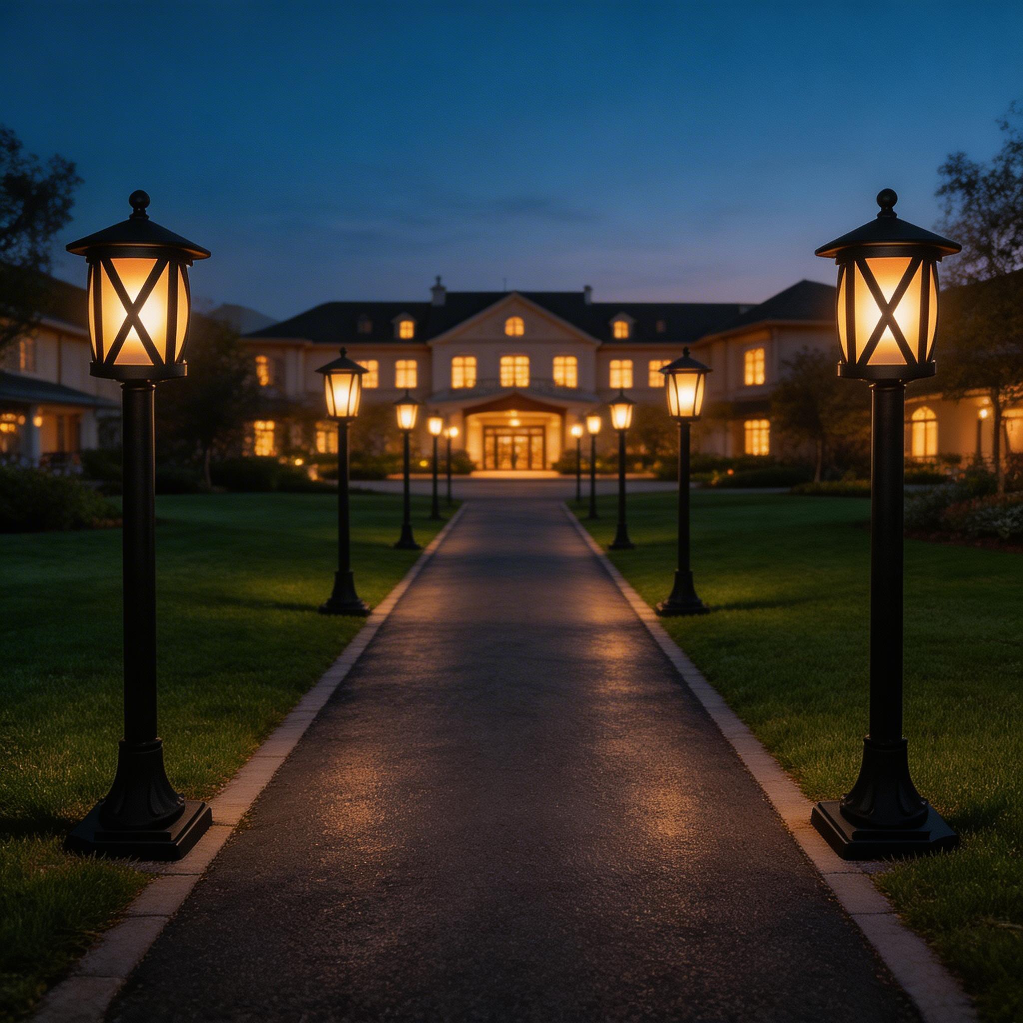 Premium Grade Aluminum Lawn Lights for Luxury Outdoor Landscape and Driveway