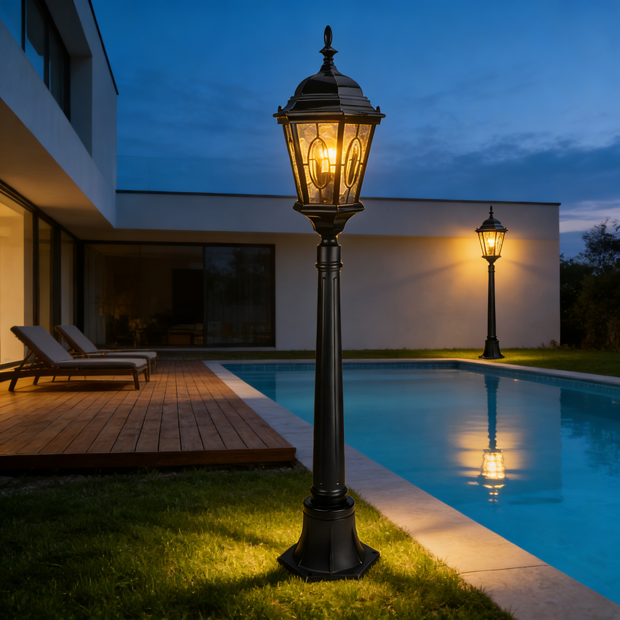 Durable LED Aluminum Pathway Lights for Modern Garden and Walkway Illumination